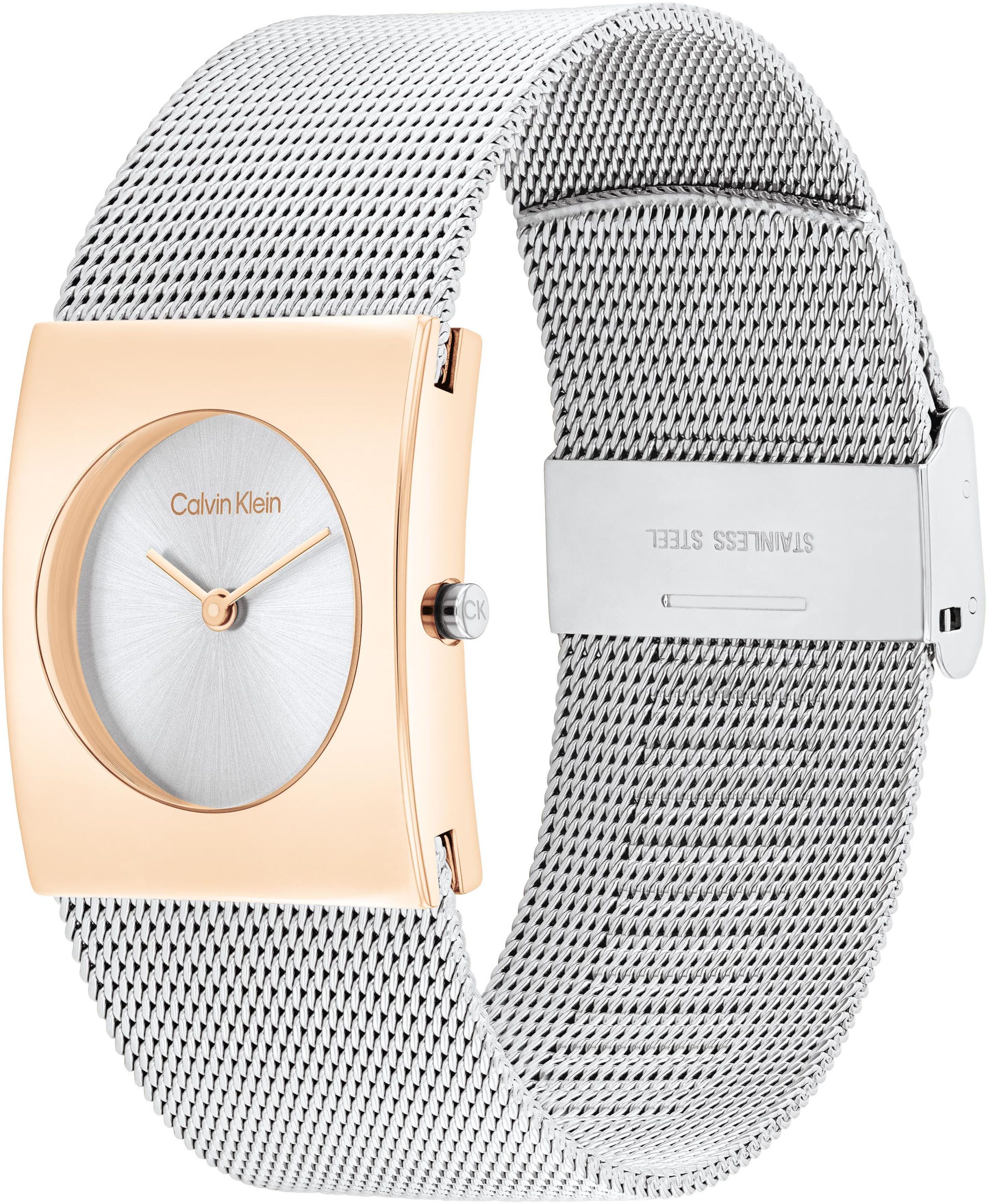 Calvin Klein Kwartshorloge CK PULSE Horloge, dameshorloge, analoog, stalen armband