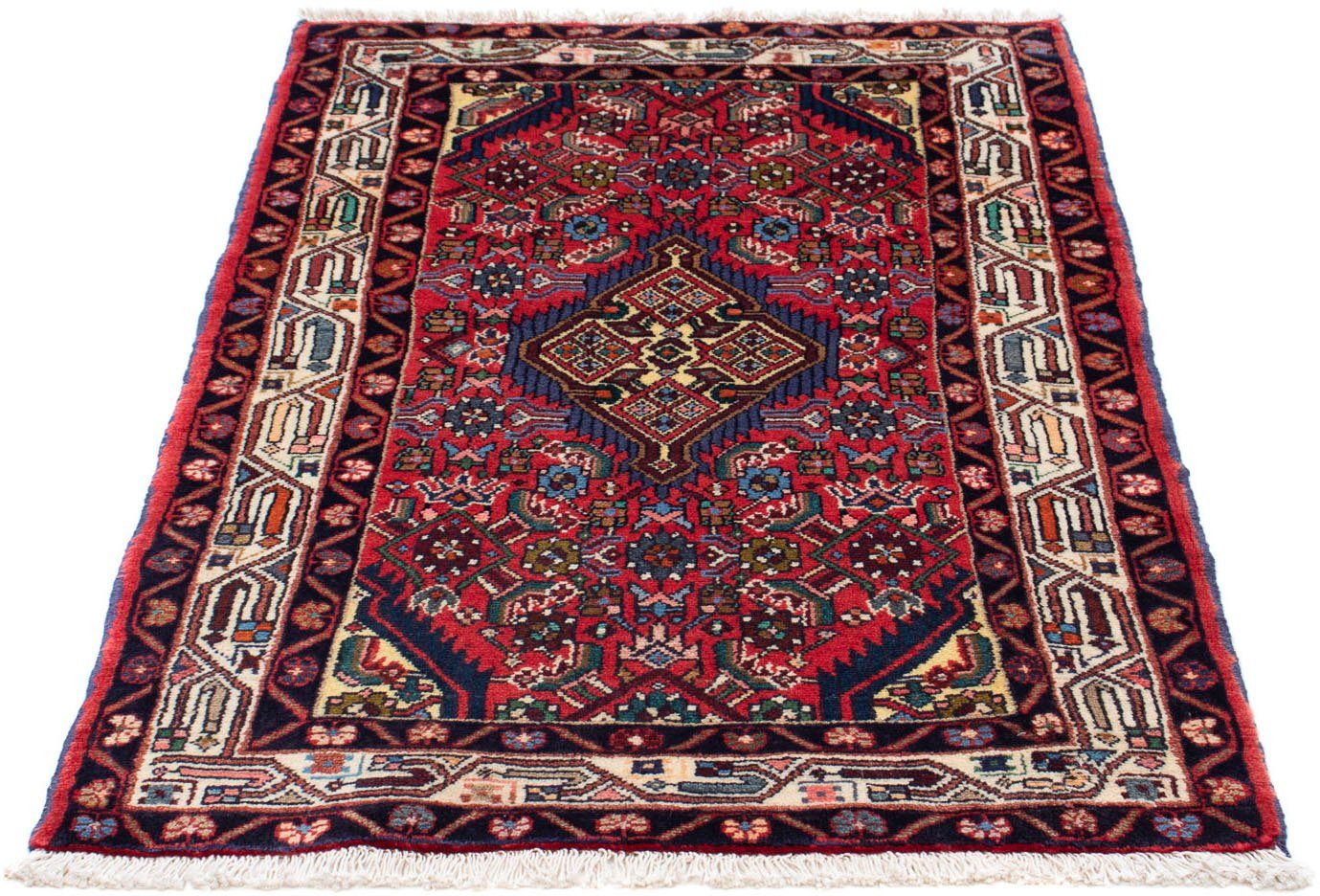 morgenland Wollen kleed Hosseinabad medaillon 120 x 81 cm Handgeknoopt
