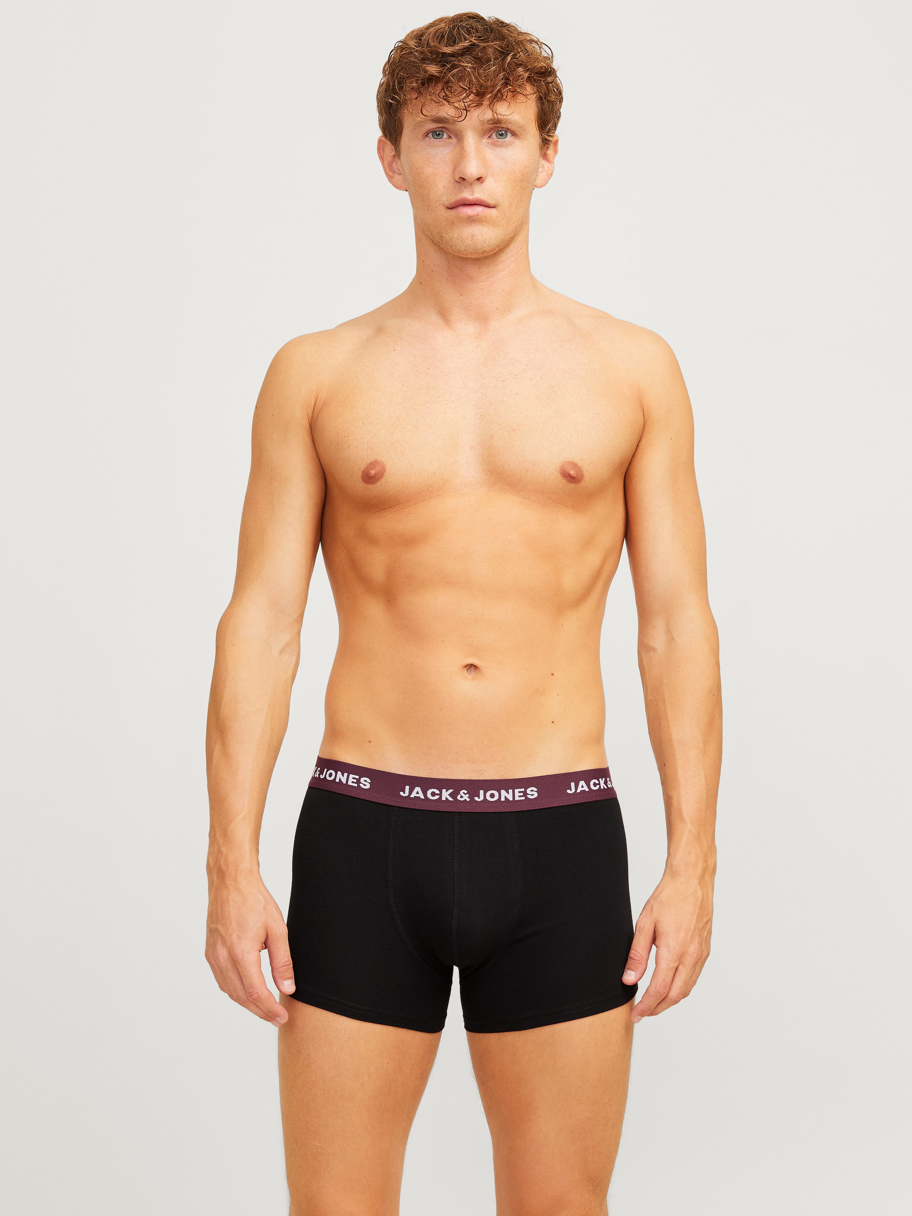 Jack & Jones Trunk JACOLIVER SOLID TRUNKS 5 PACK (set 5 stuks)