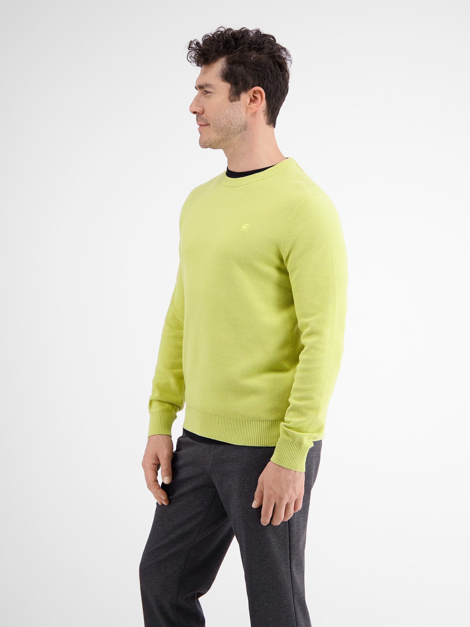 Lerros Gebreide trui LERROS crewneck gebreide pullover