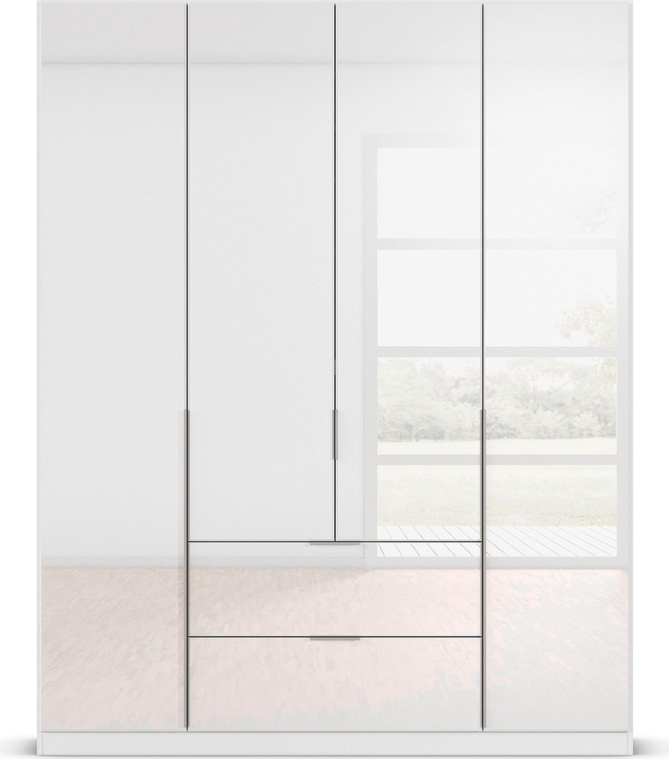 rauch Draaideurkast Kledingkasten kast garderobe AGORDO met glazen front