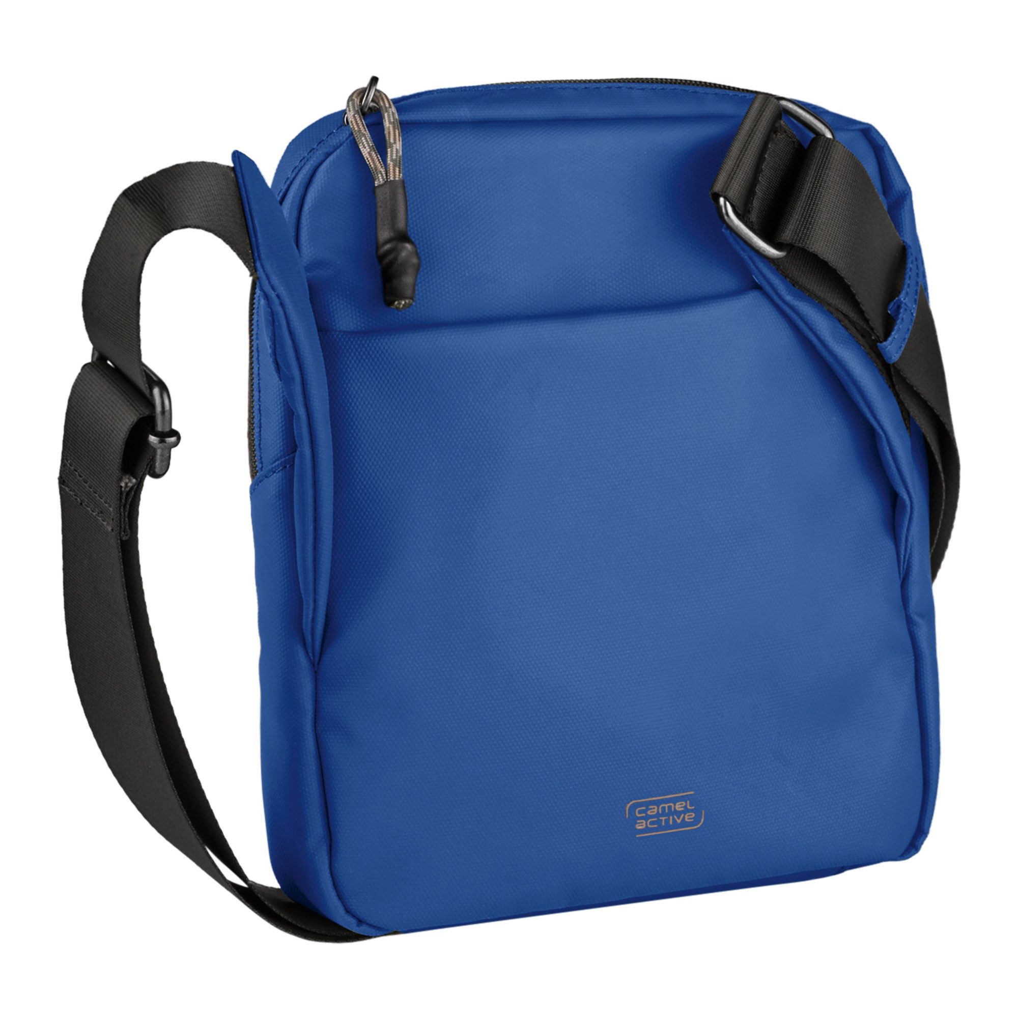 camel active Schoudertas Explore waterafstotend gerecycled nylon en reflecterende ritsen