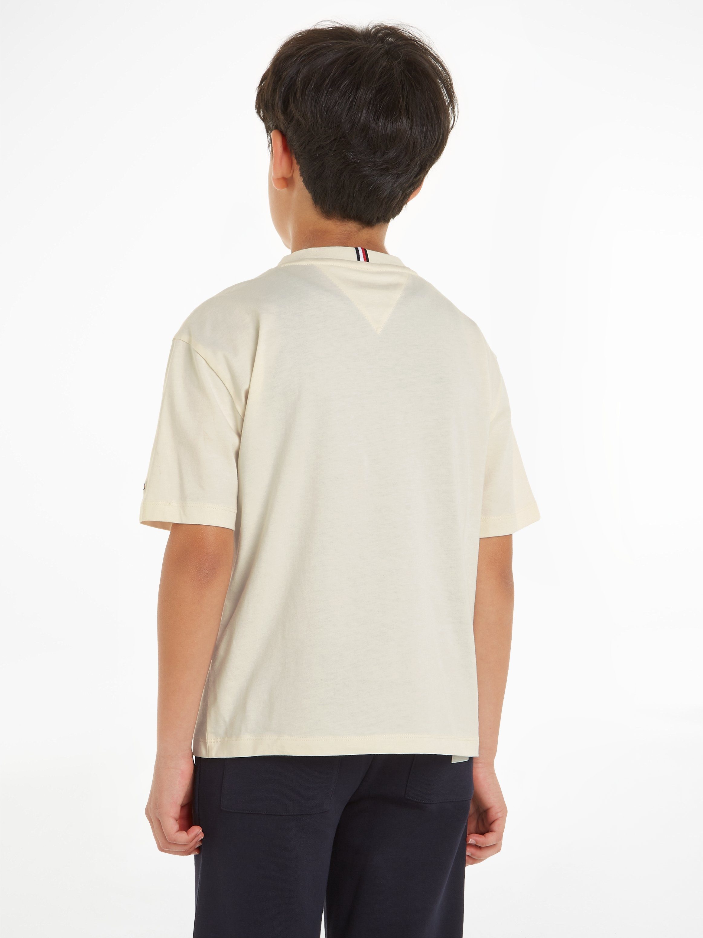 Tommy Hilfiger T-shirt U MONOTYPE TEE S/S met groot logoborduursel