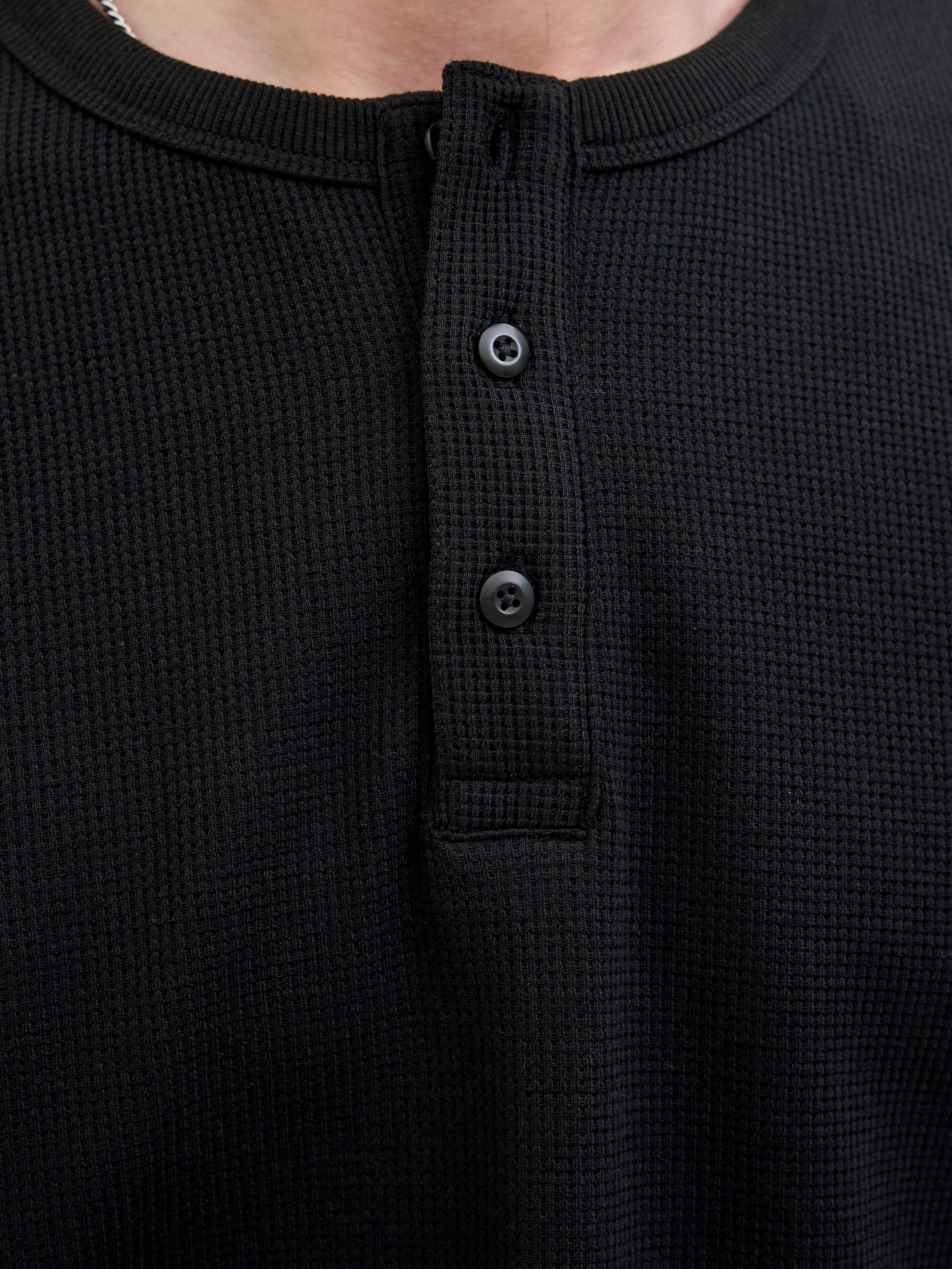 Jack & Jones Shirt met lange mouwen JJEDOVER HENLEY LS TEE NOOS