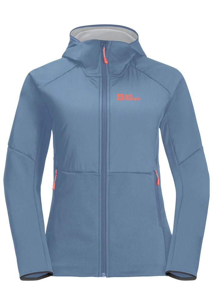 Jack Wolfskin Fleecejack met capuchon ALPGRAT PRO INS FZ W