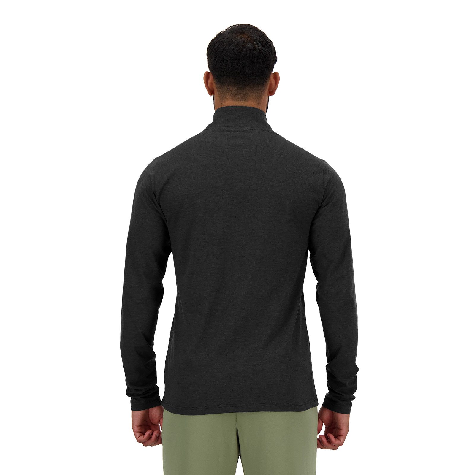 New Balance Runningshirt Space Dye 1/4 ZipHORELINE BLUE HEATHER