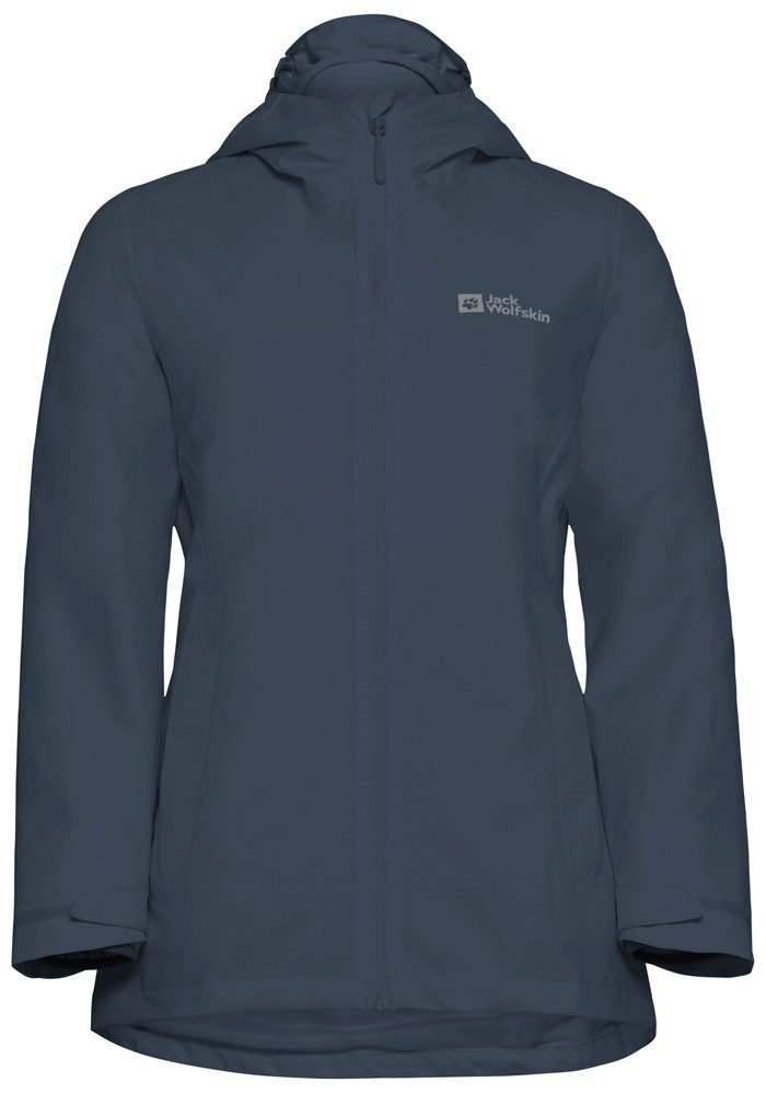 Jack Wolfskin Functioneel 3-in-1-jack MOONRISE 3IN1 JKT W met waterafstotende ritsen