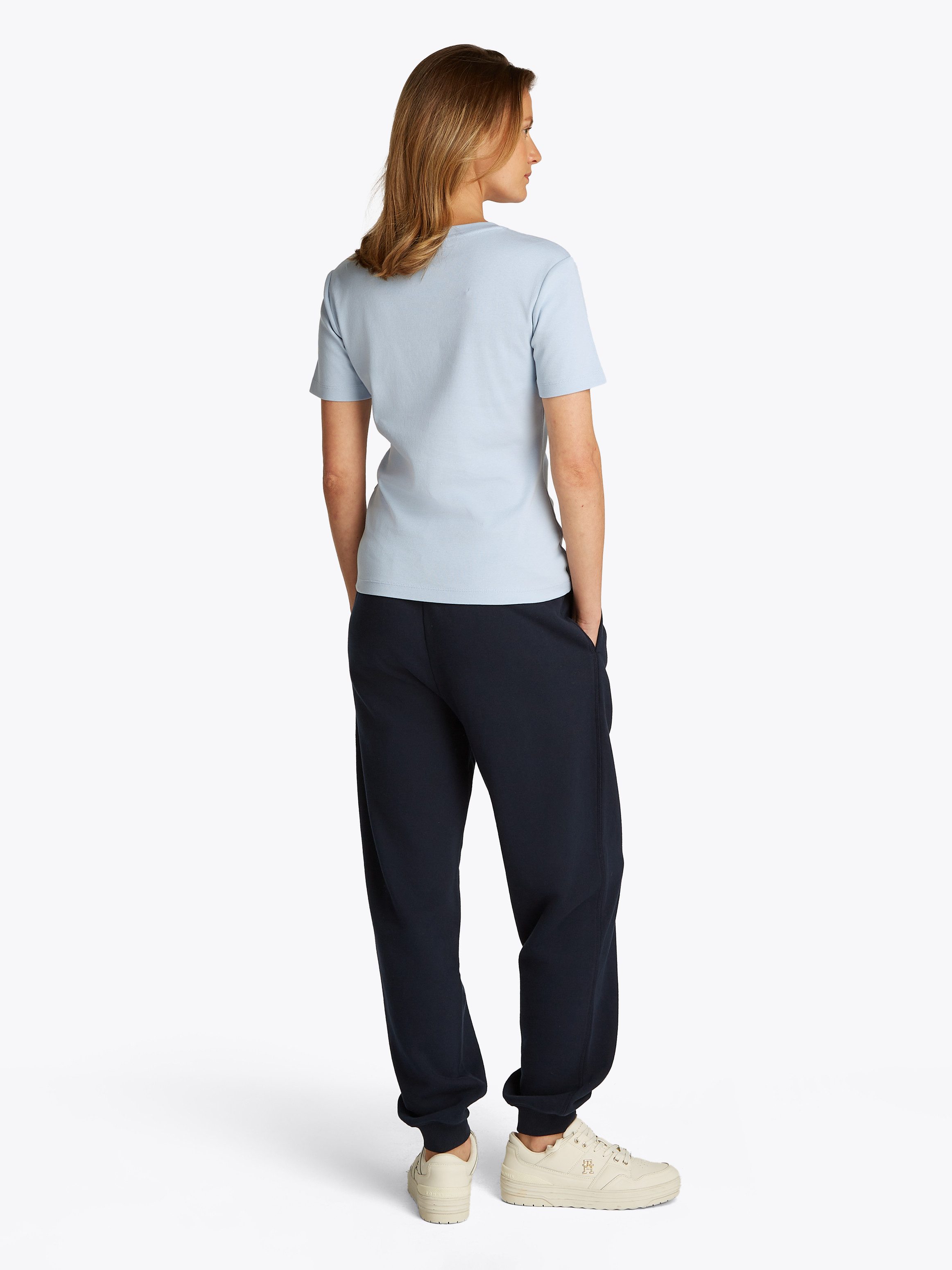 Tommy Hilfiger T-shirt SLIM CODY C-NK SS met geborduurd logo