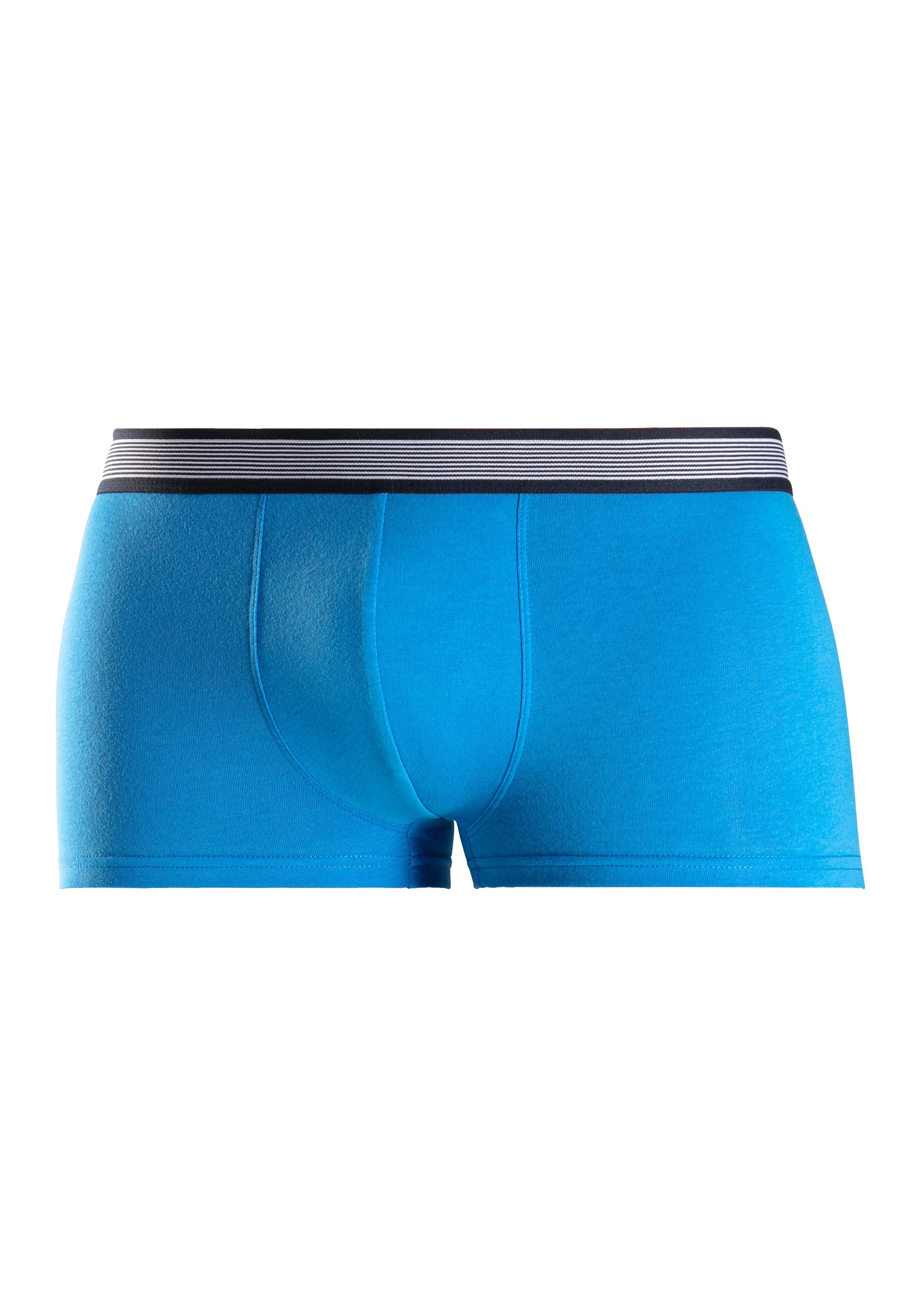 H.I.S Hipster strak zittende boxershorts van katoenmix (set, 4 stuks)