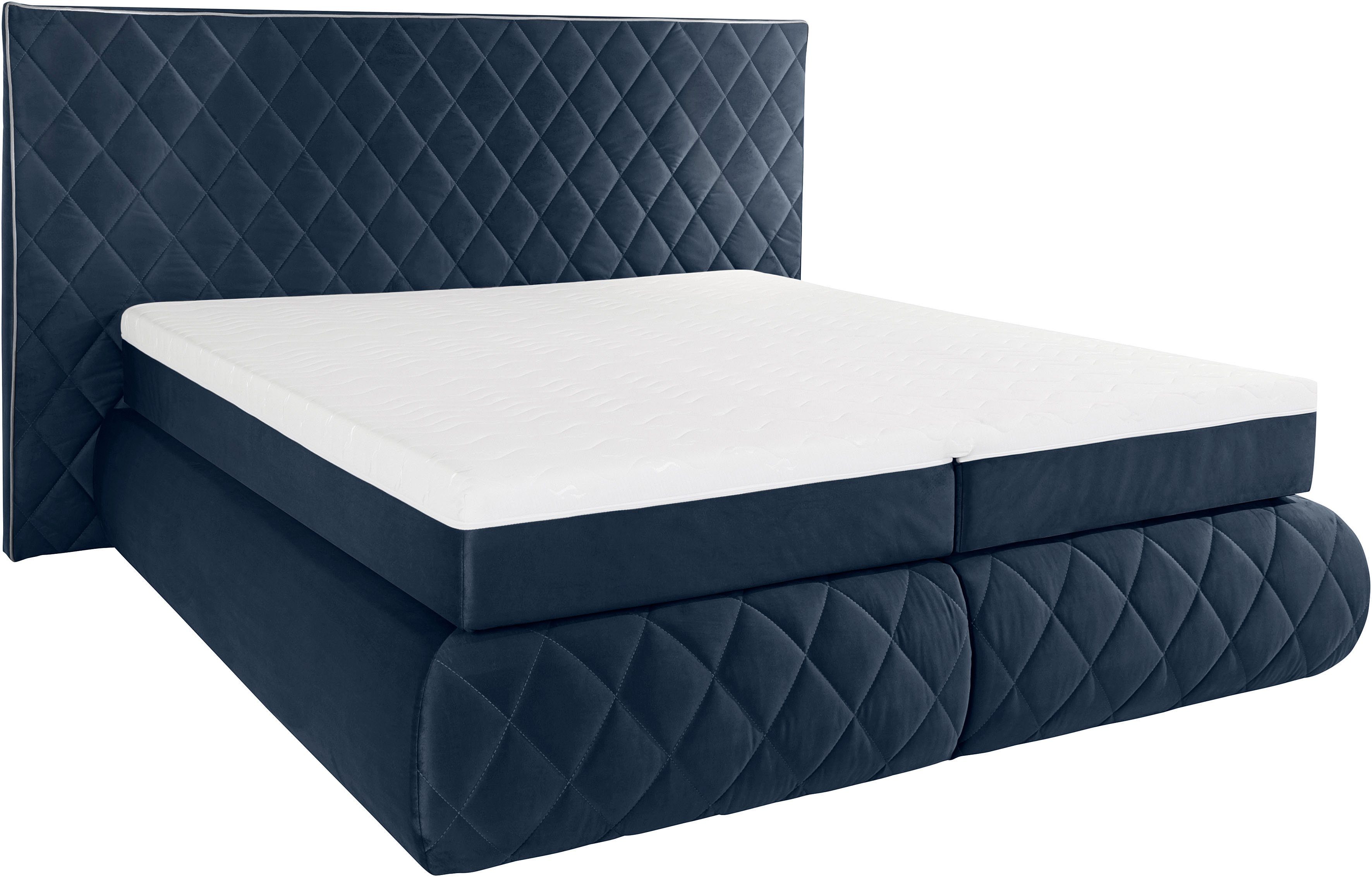 Places of Style Boxspring Alaric naar keuze met en zonder stralen, topmatras pocketvering