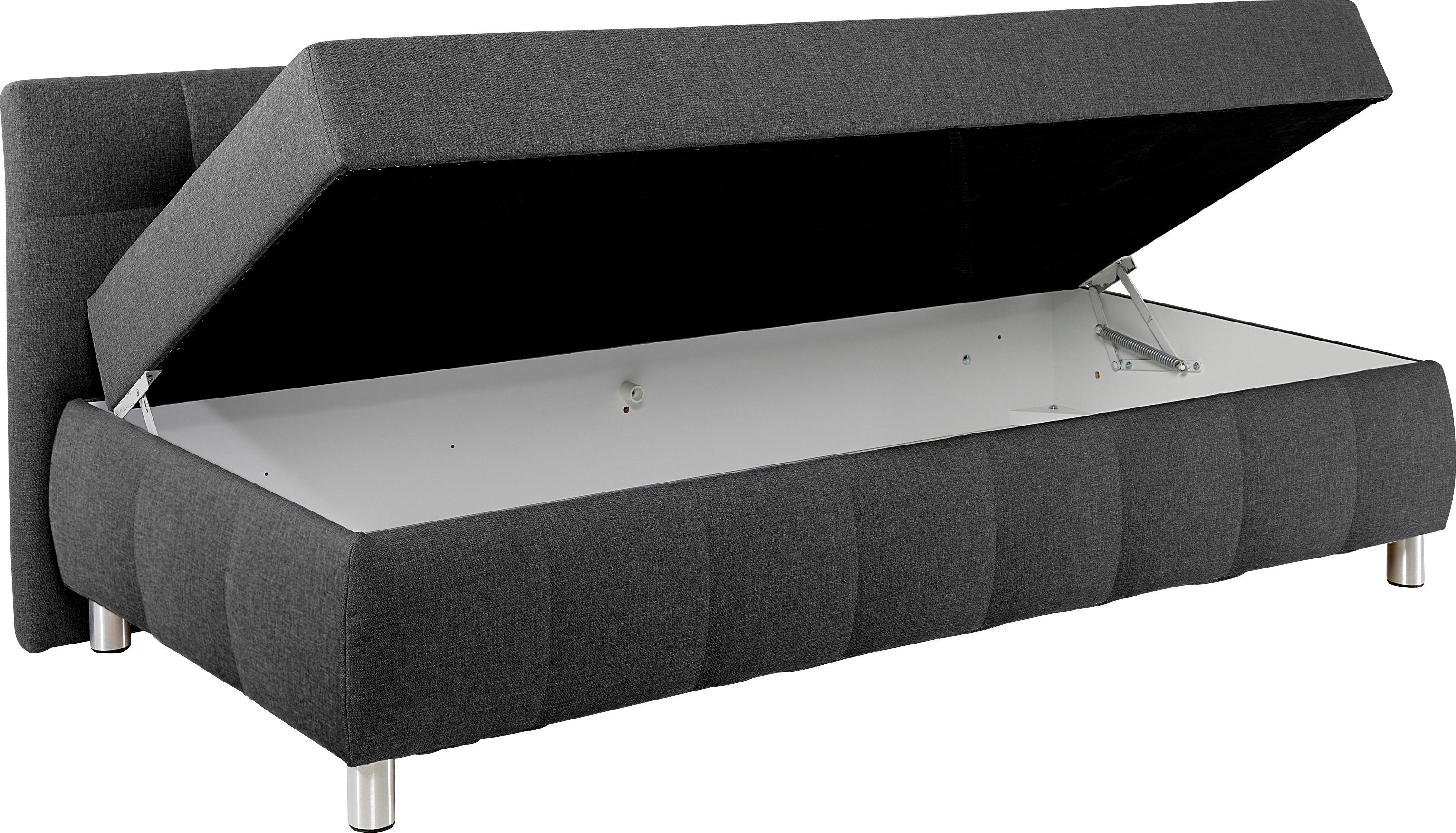 Maintal Bed Malea met bedkist, in 3 breedten, binnenvering- of bonell-matras ter keuze