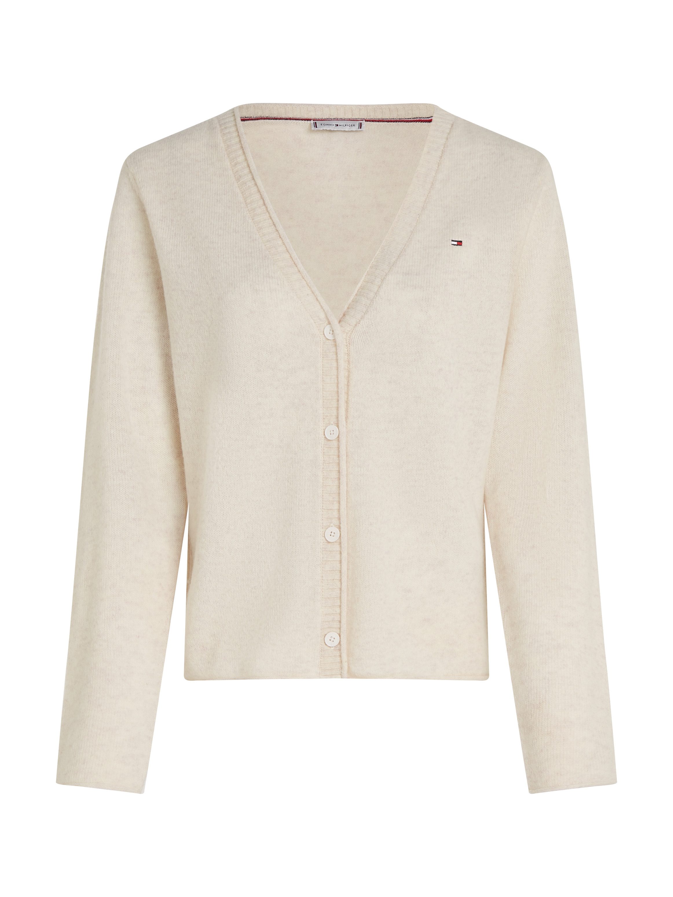 Tommy Hilfiger Vest SOFT WOOL V-NK CARDIGAN