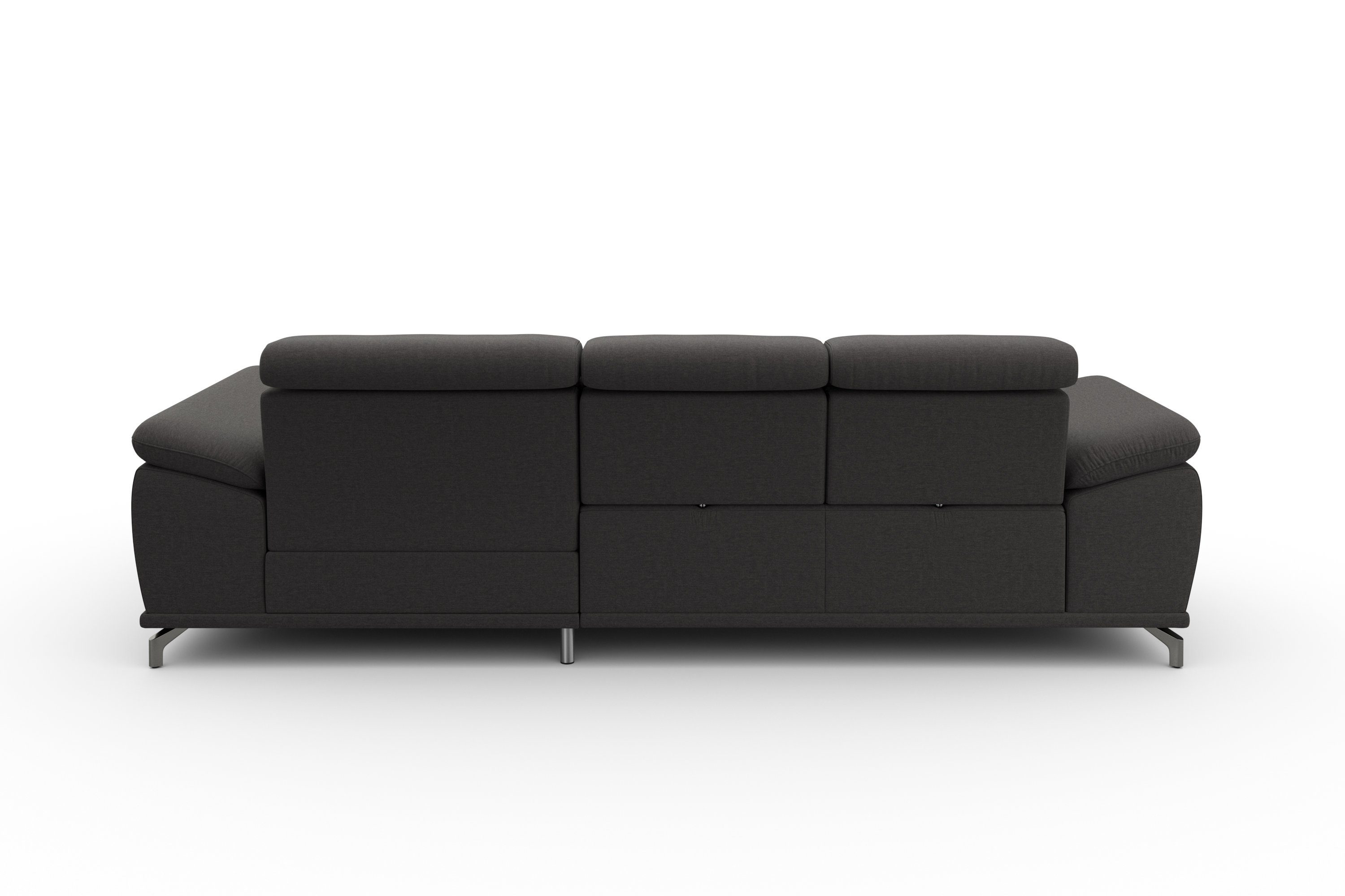 sit&more Hoekbank Cabrio L-vorm, met zitdiepteverstelling, arm- en hoofdsteunverstelling