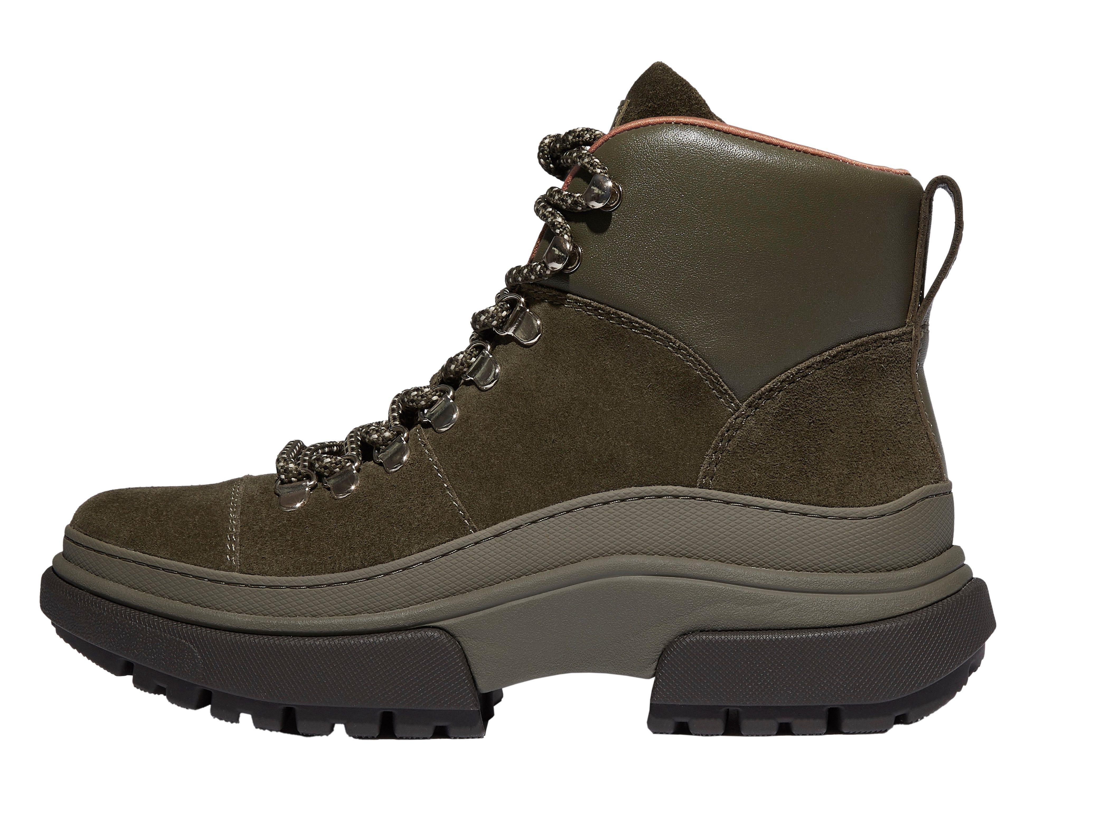 Fitflop Veterschoenen WYLDER SUEDE HIKER-LACE BOOTS Trekking boots, veterschoenen met robuuste plateauzool