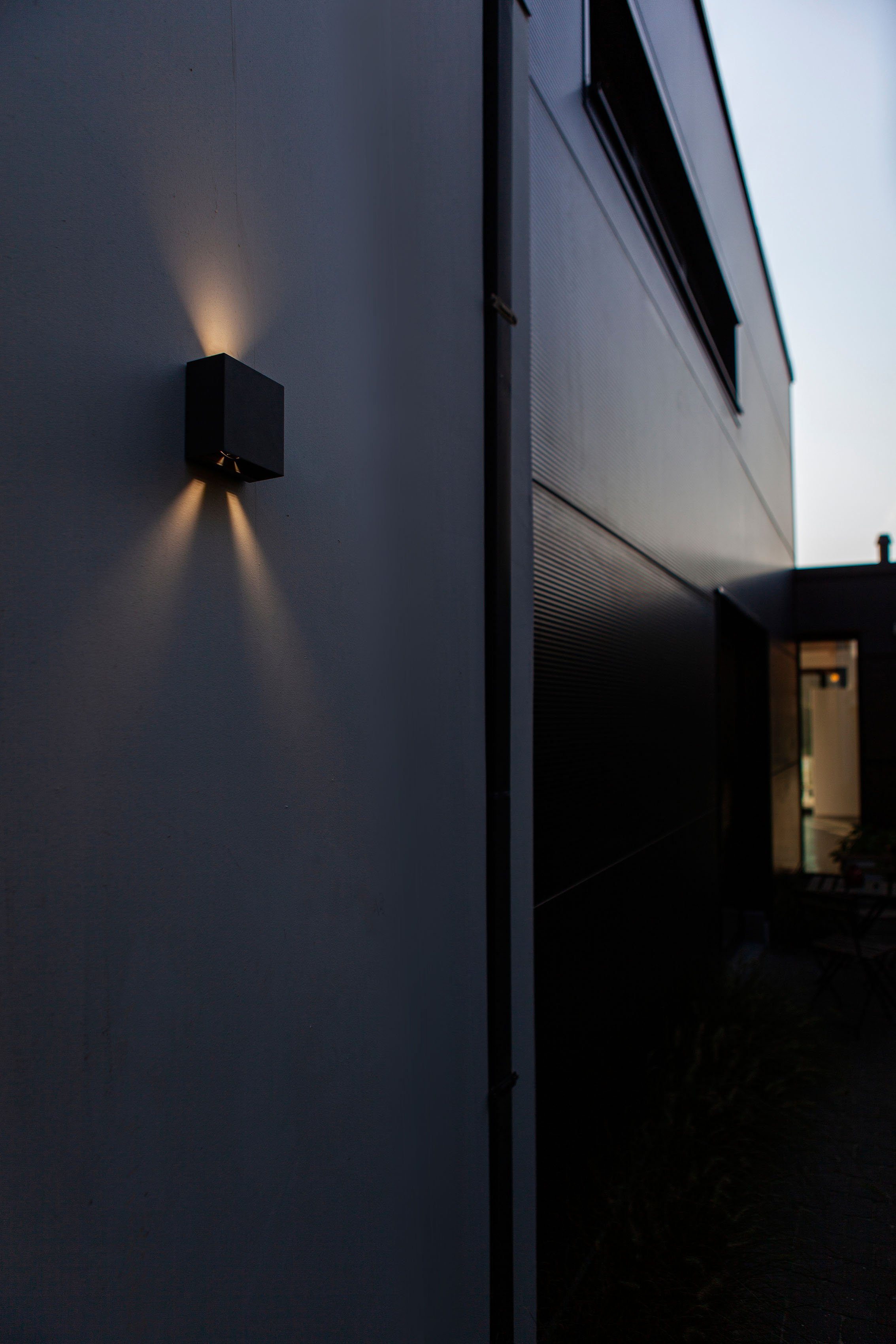 LUTEC Ledwandlamp voor buiten Gemini (1 stuk)