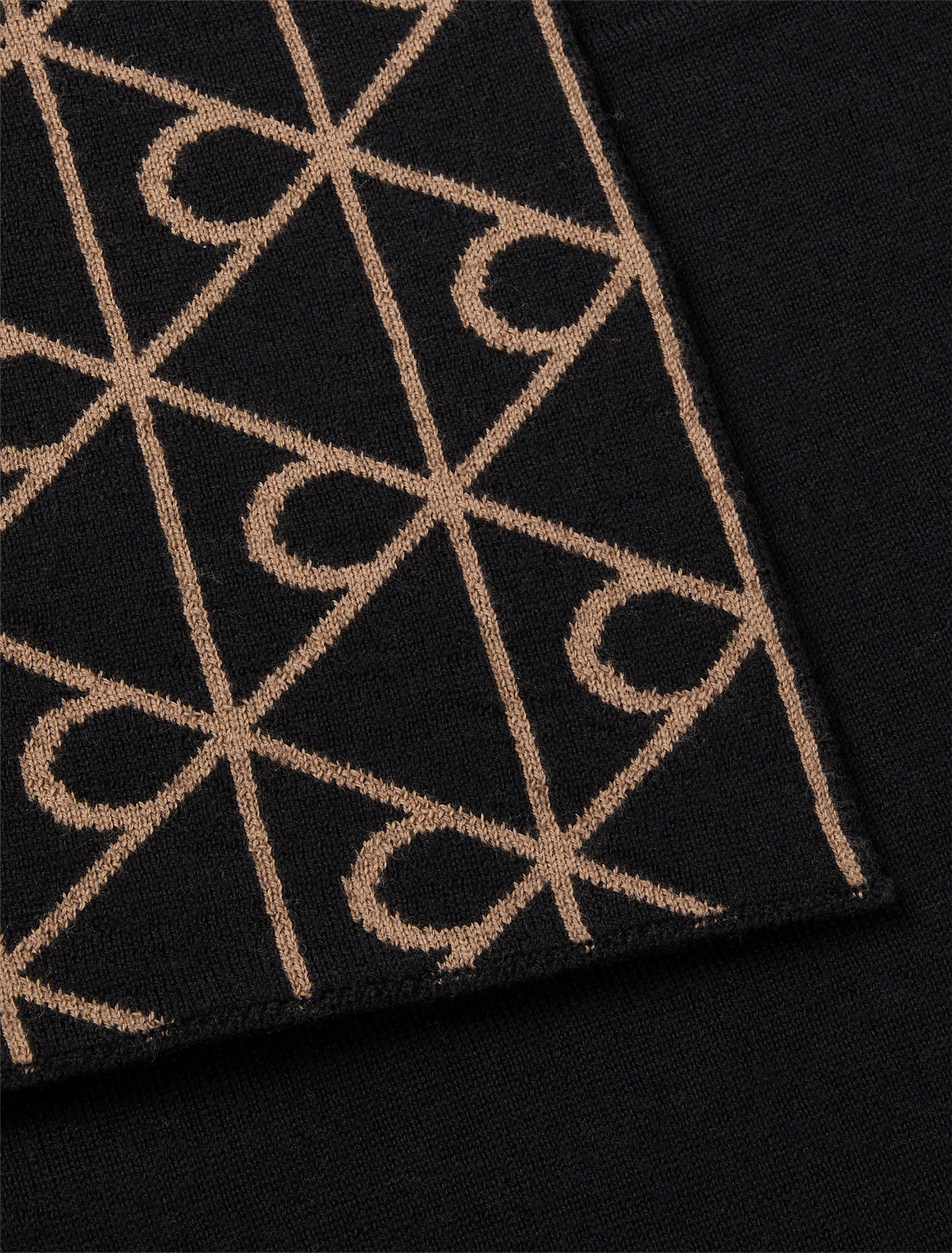 Calvin Klein Modieus sjaaltje EMBLEM ?REVERSIBLE WOOL HW SCARF