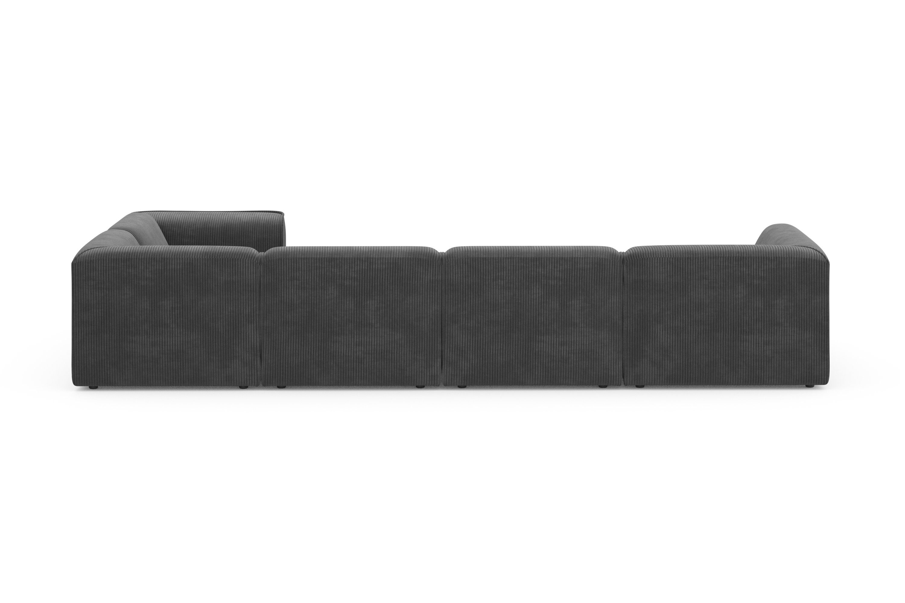 RAUM.ID Zithoek Merid U-vorm, altijd uitbreidbaar met modules, B/D/H: 367/206/70 cm