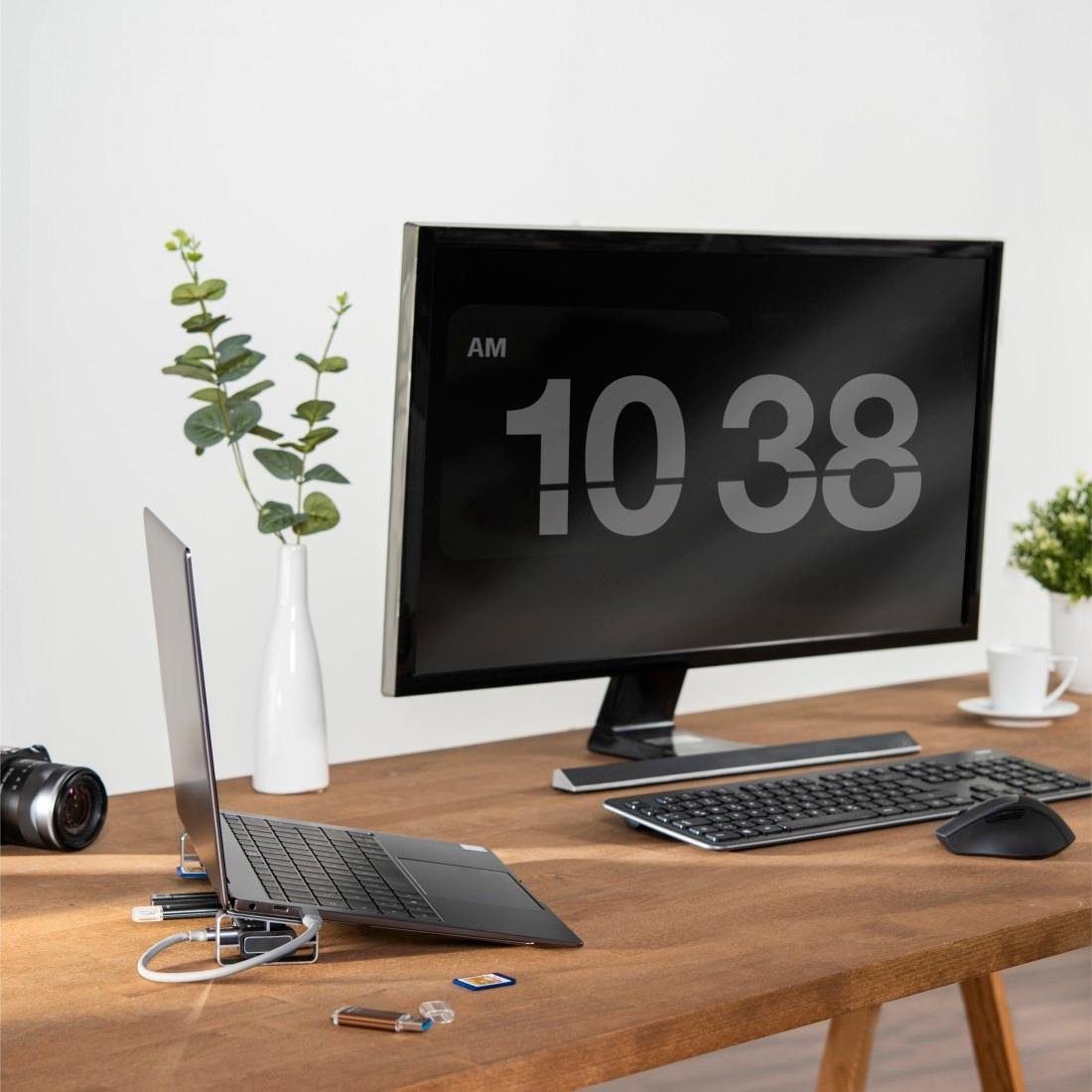 Hama Laptop-dockingstation 9in1 USB-C Docking Station voor 4x USB-A, USB-C, HDMI™, LAN