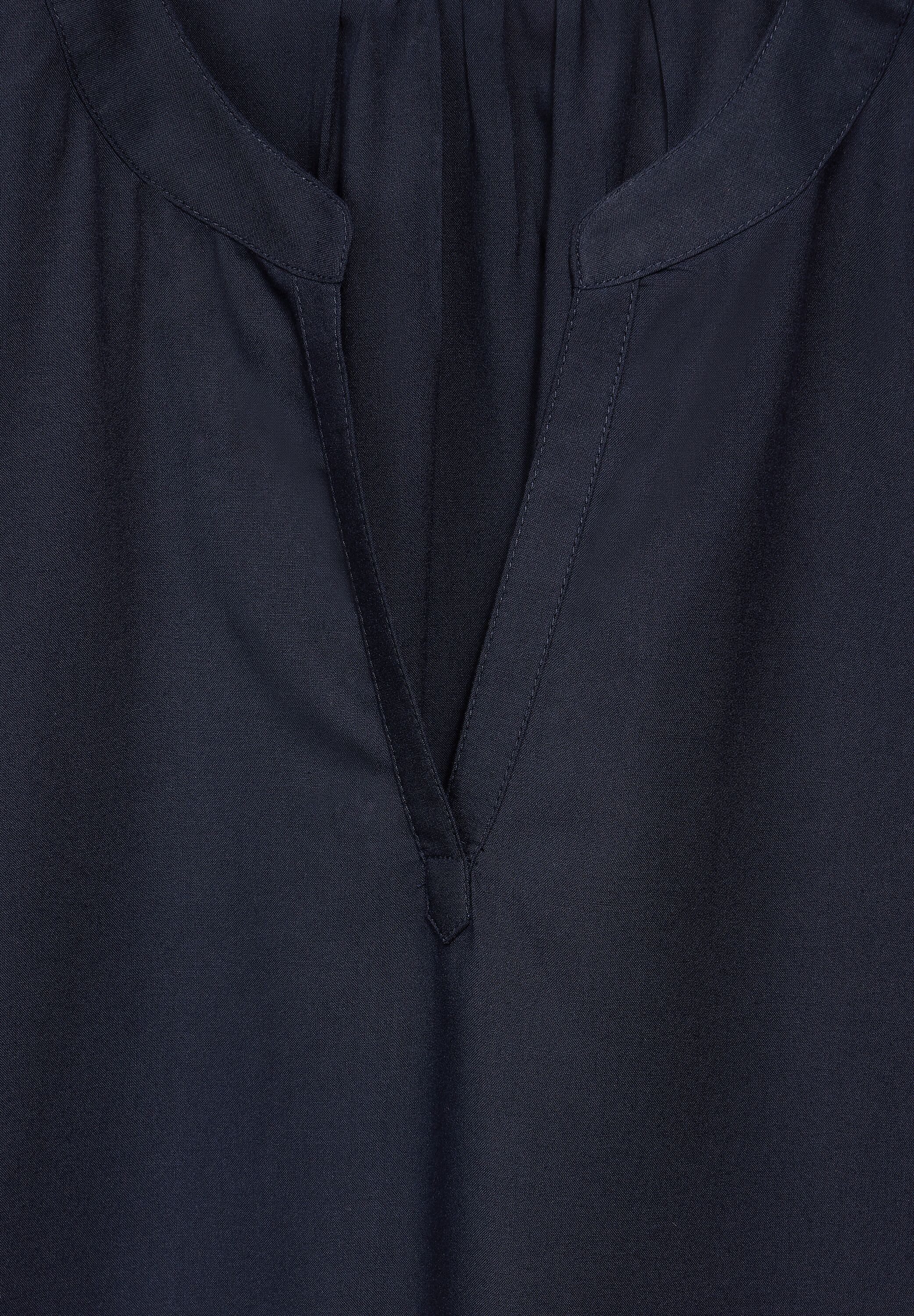 STREET ONE Blouse met korte mouwen Blouseshirt van pure viscose
