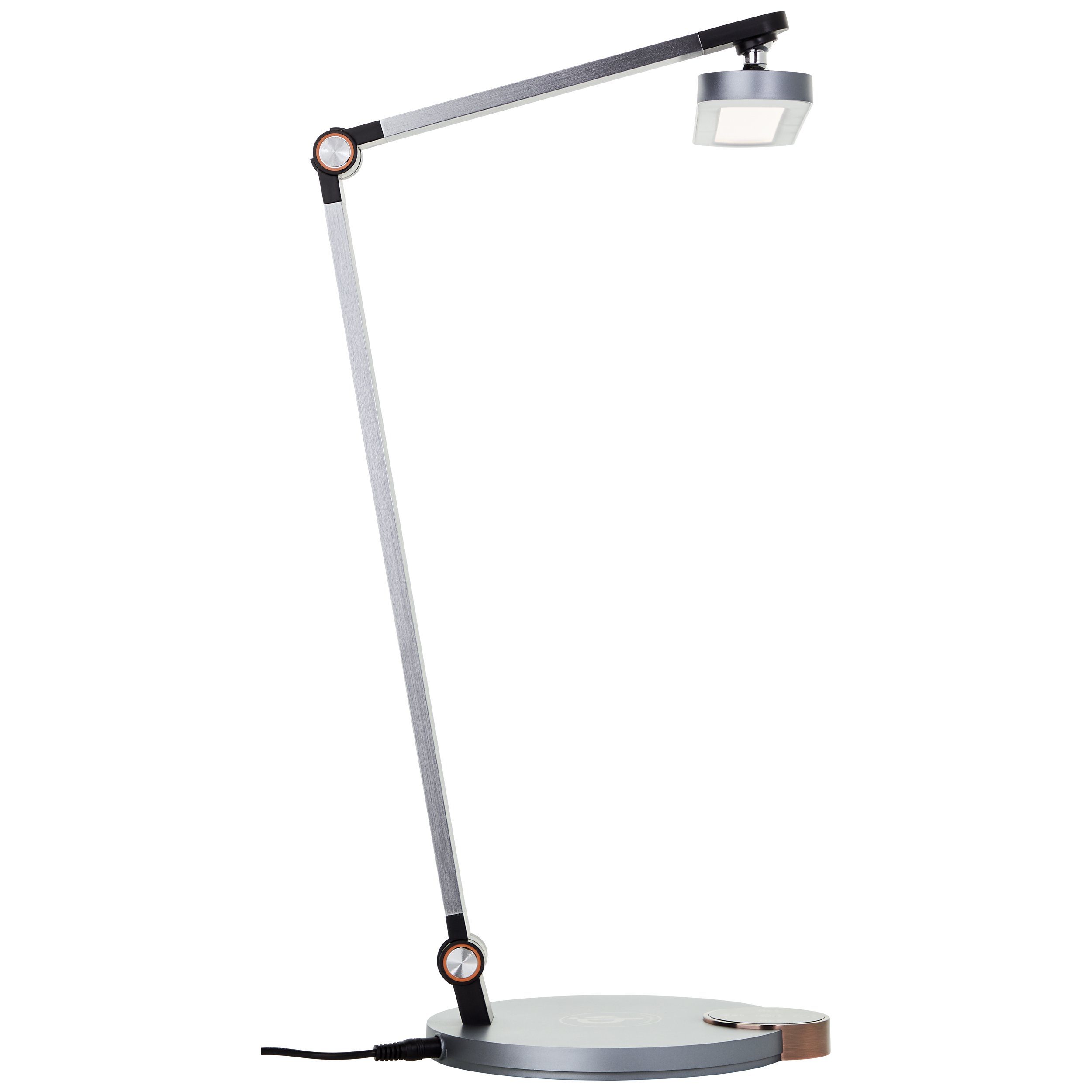Brilliant Leuchten Led-bureaulamp Officehero Draadloos opladen, 1000 lm, dimbaar, CCT (1 stuk)
