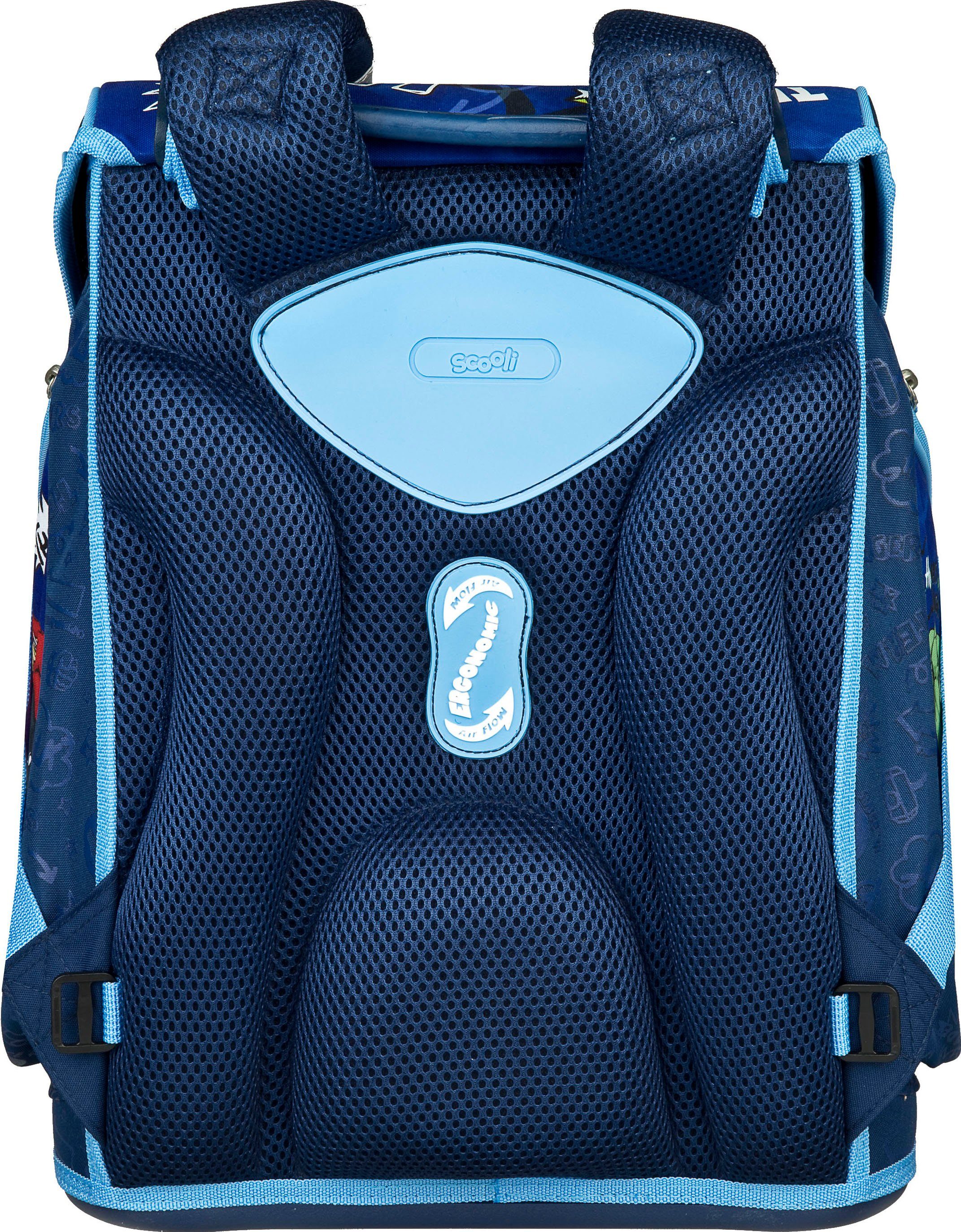 Scooli Schooltas EasyFit, Avengers (5-delig)