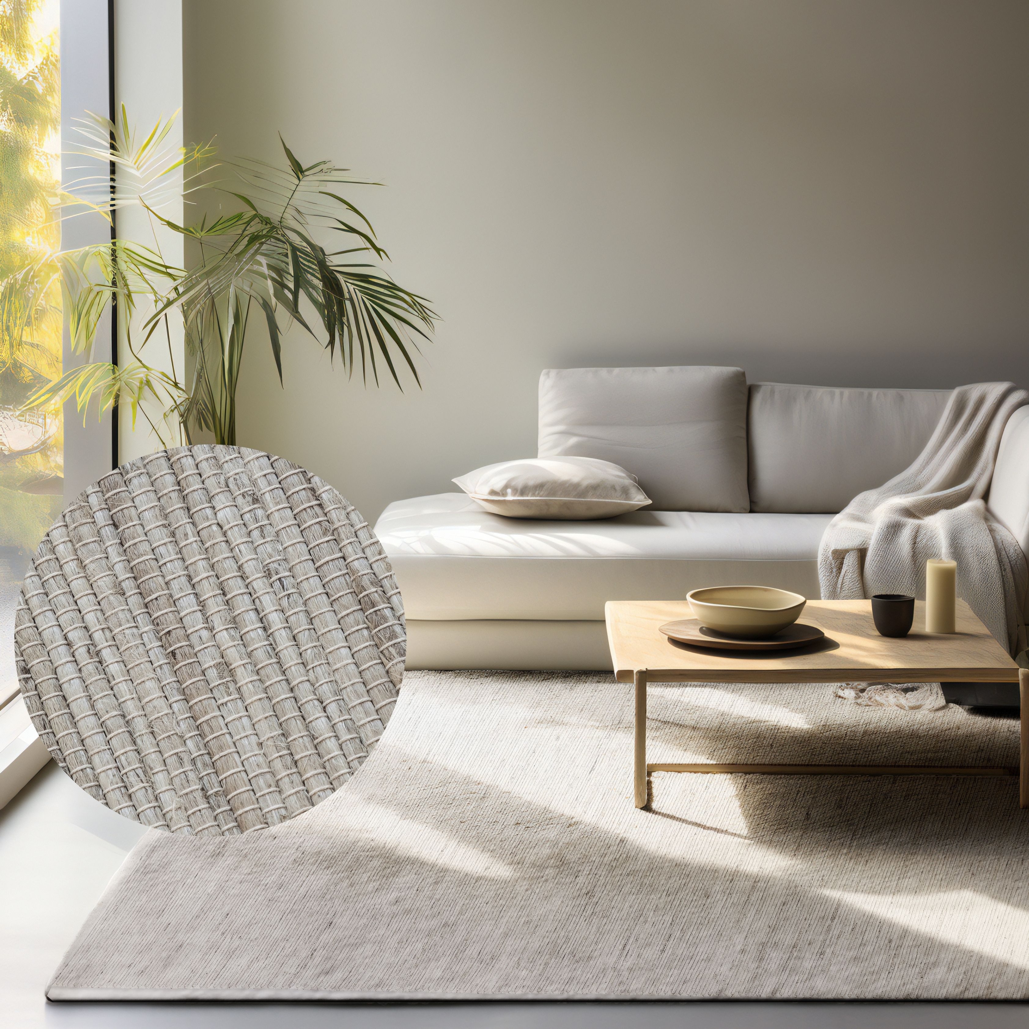 HANSE Home Vloerkleed Dhaka jute tapijt