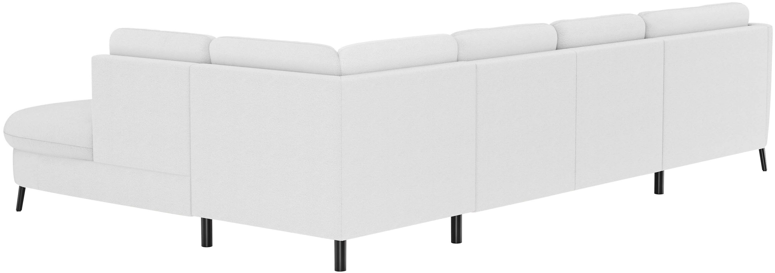 sit&more Zithoek Soul U-model optioneel met bed en bedlade