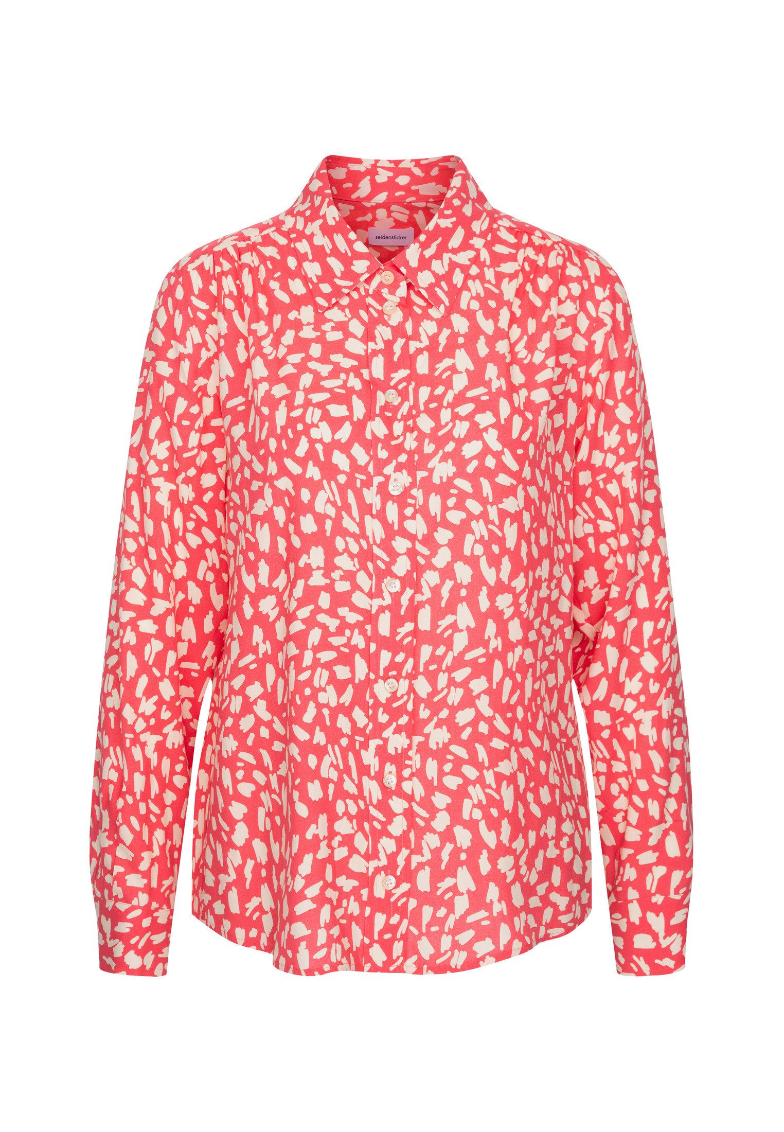 seidensticker Overhemdblouse Zwarte roos