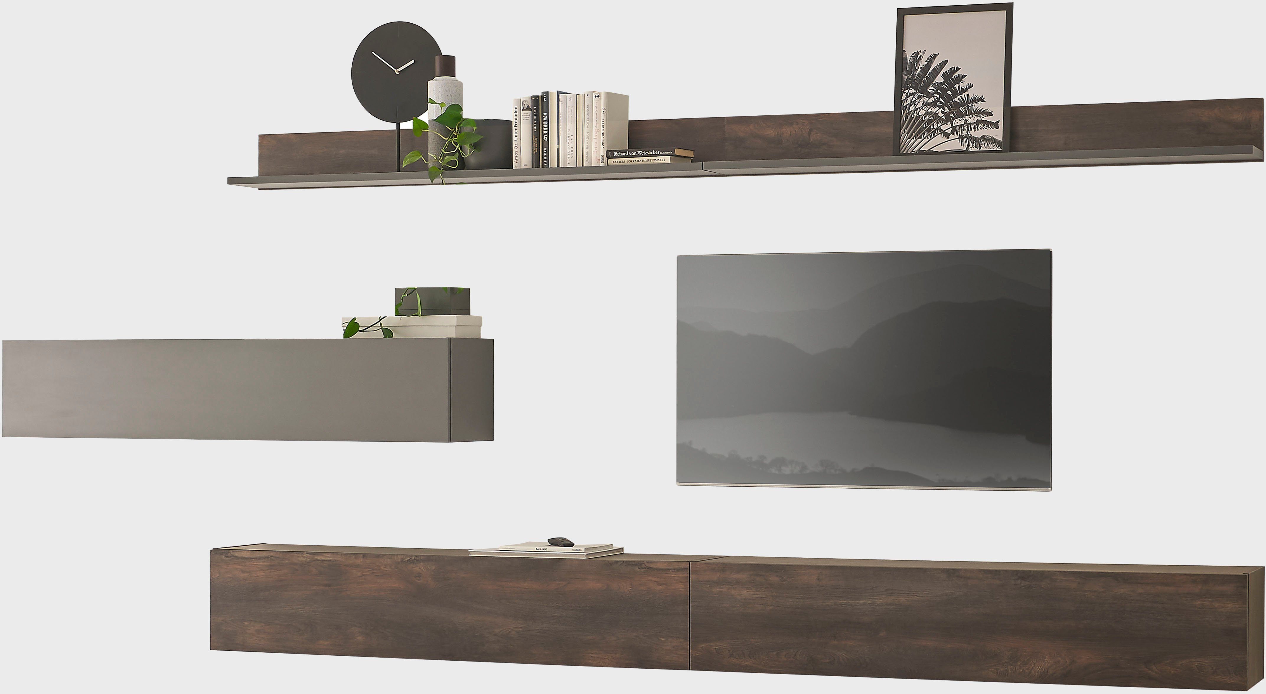 INOSIGN Wandmeubel Largo met push to open functie (set, 5-delig)
