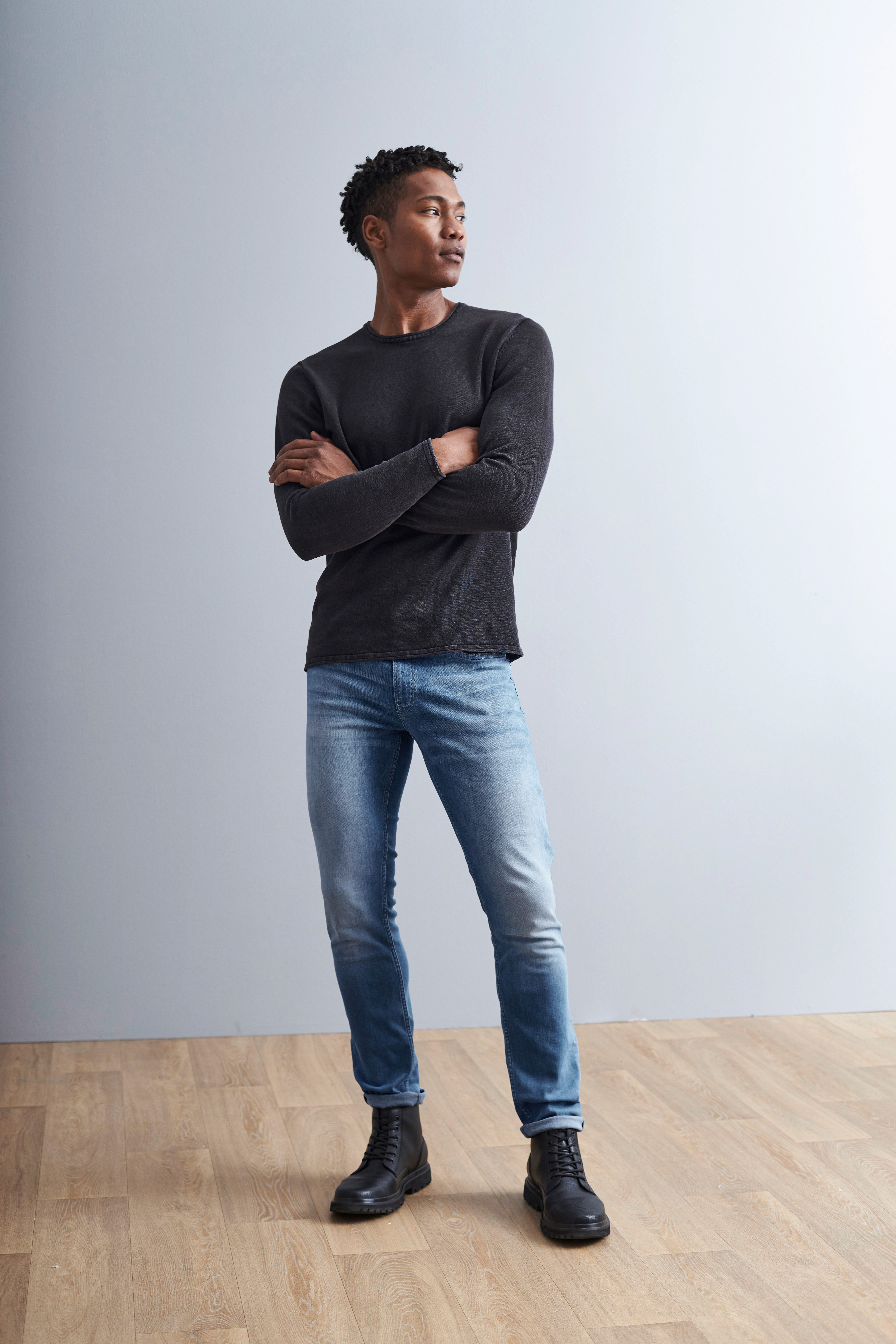 ONLY & SONS Trui met ronde hals OS WASH CREW KNIT CS