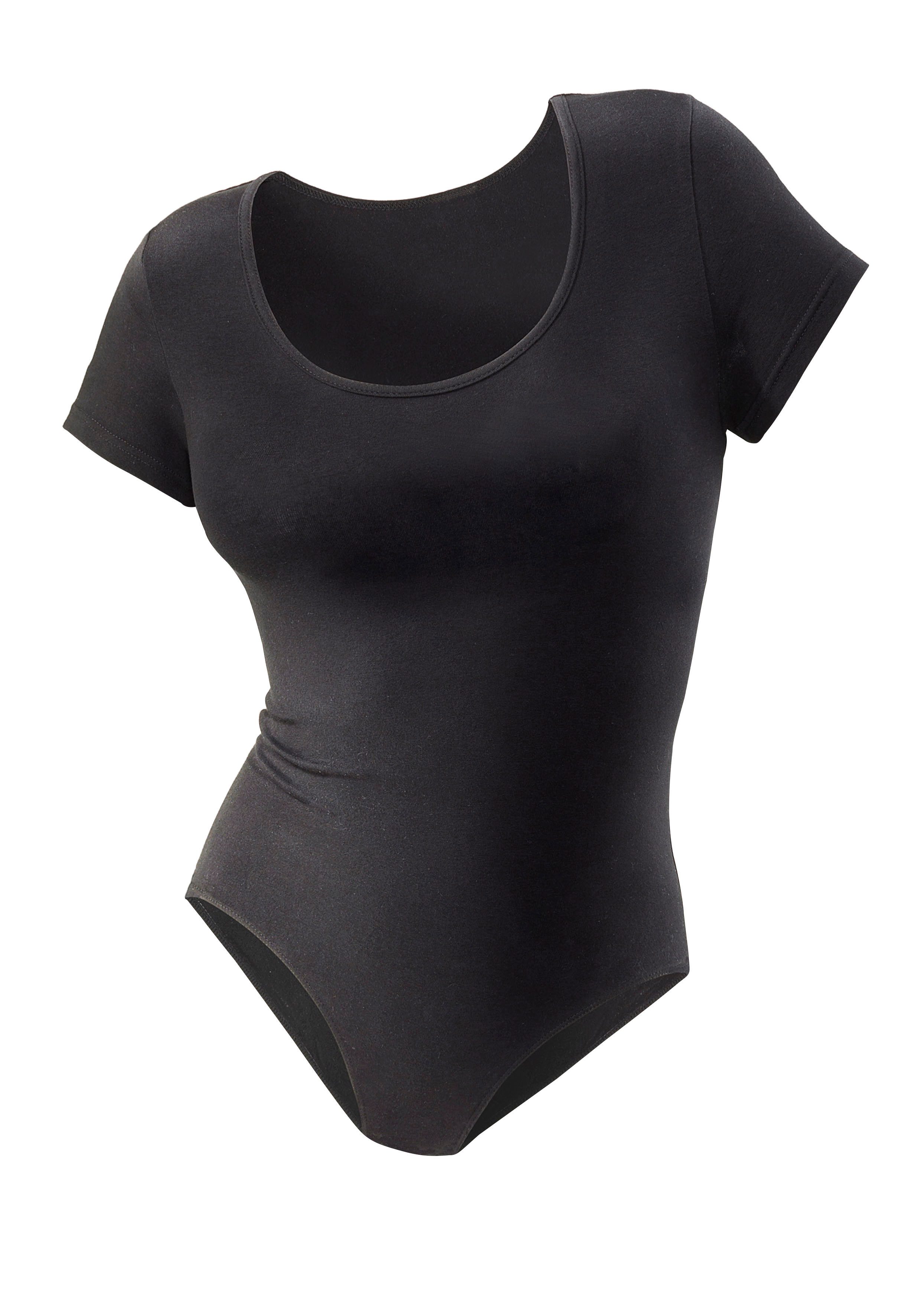 Vivance T-shirt-body elastische katoenkwaliteit (Set van 2)