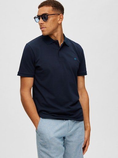 SELECTED HOMME Poloshirt SLHDANTE SS POLO NOOS