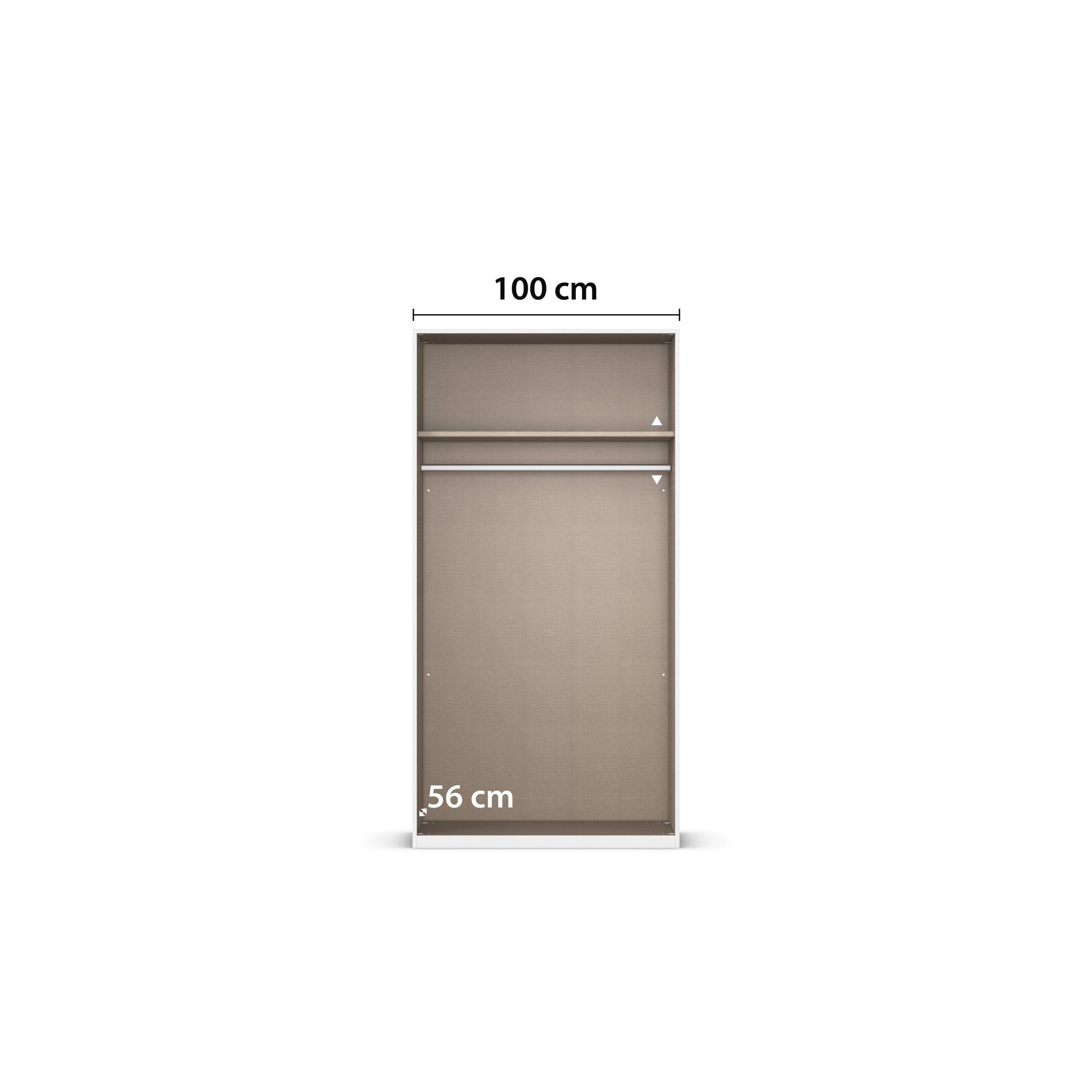 rauch Draaideurkast Kledingkast Kast Garderobe Slaapkamerkast EVELYN in elegante stijl, veel opbergruimte 4 breedtes en 2 hoogtes made in germany
