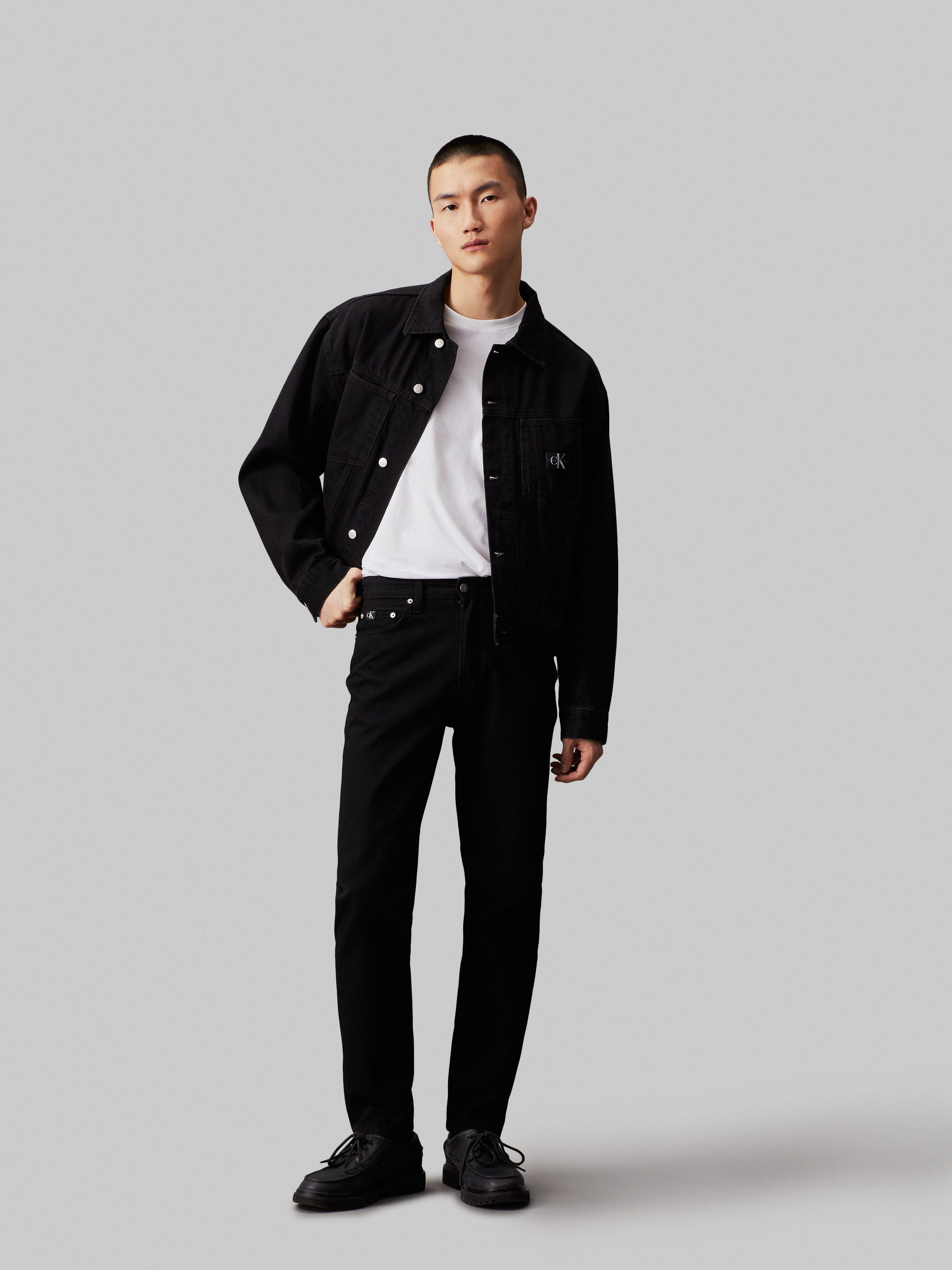 Calvin Klein Regular fit jeans REGULAR TAPER in 5-pocketsstijl