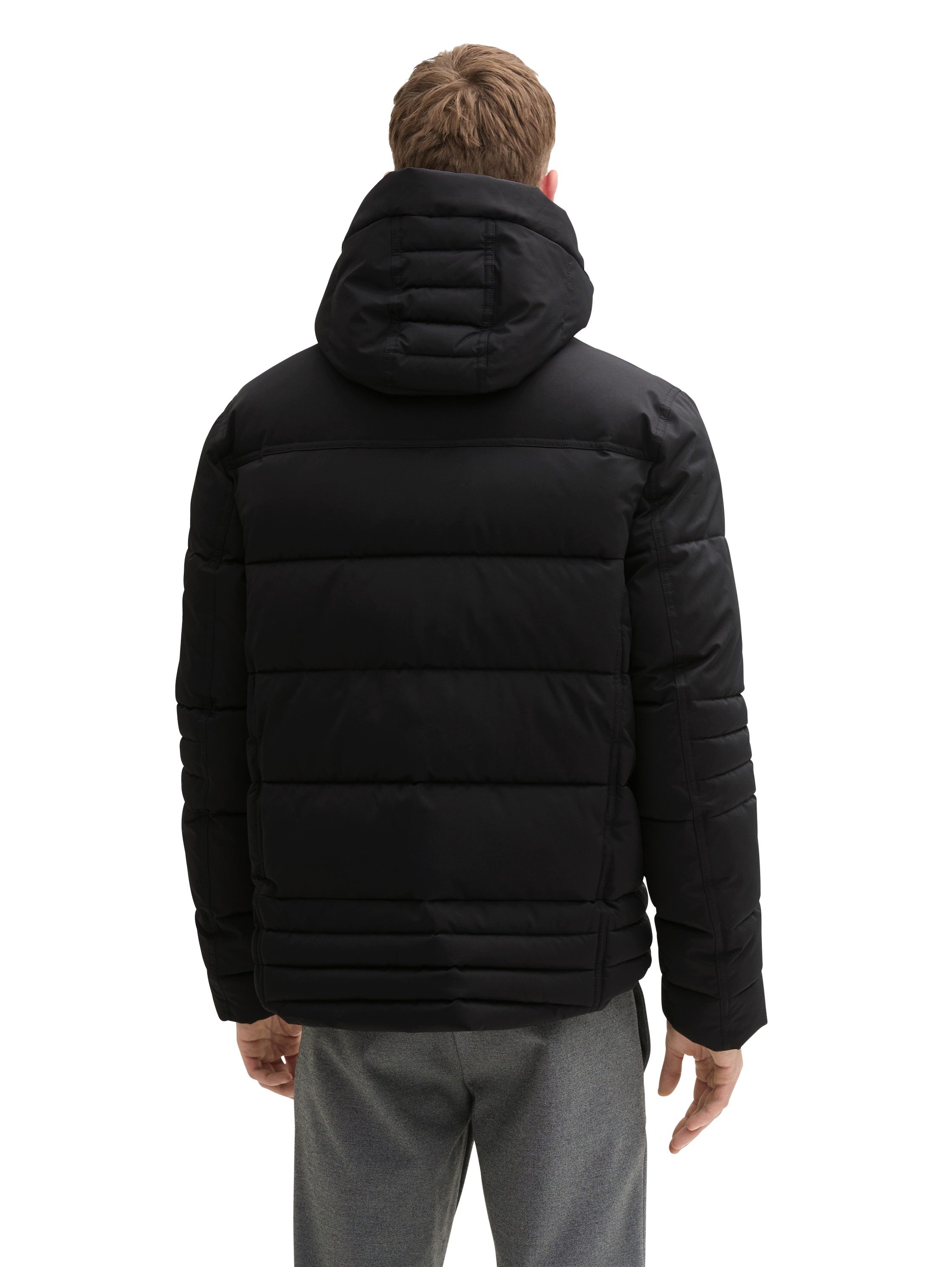 Tom Tailor Gewatteerde jas met een capuchon