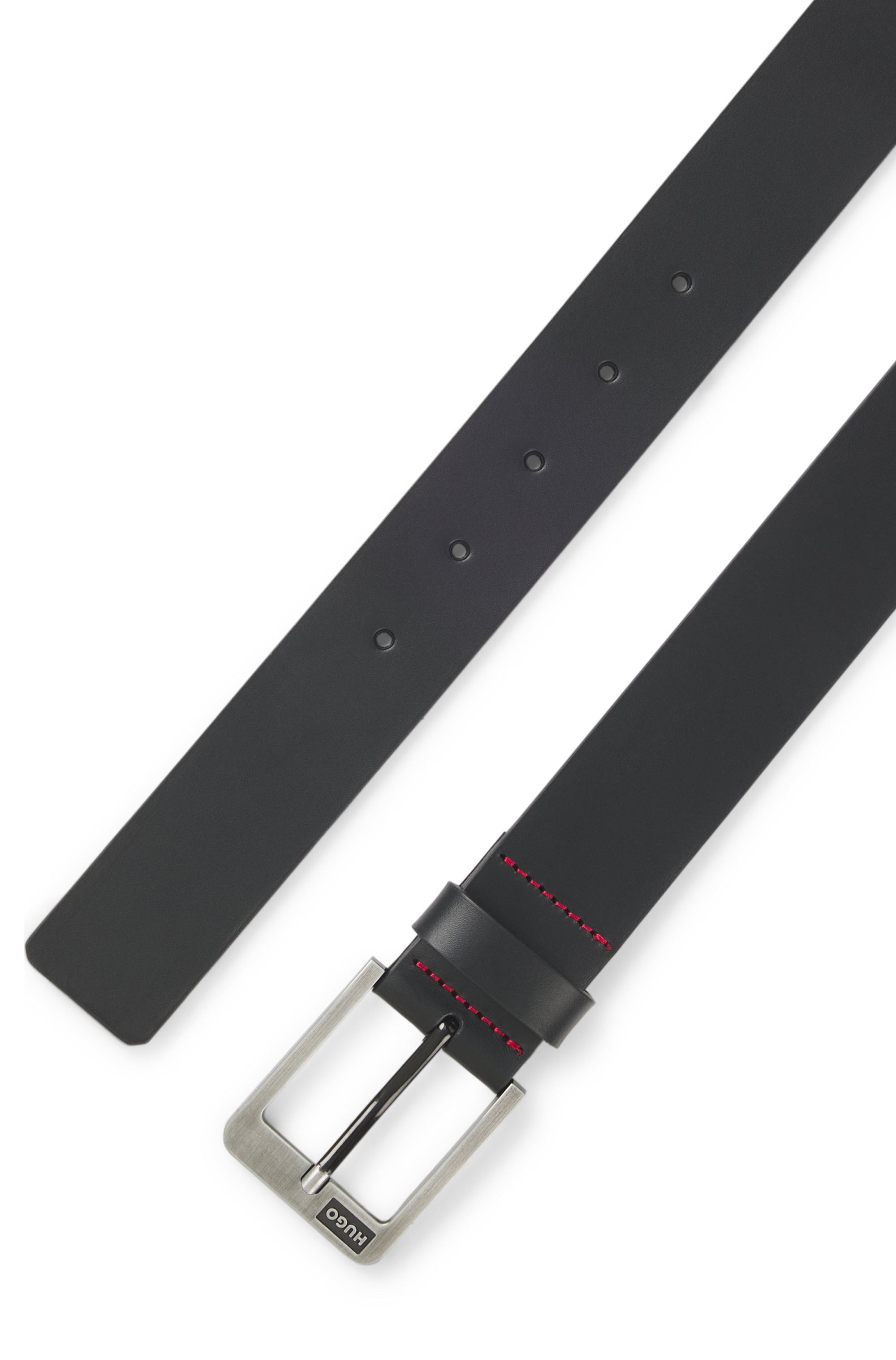 HUGO Leren riem Grover Sz35