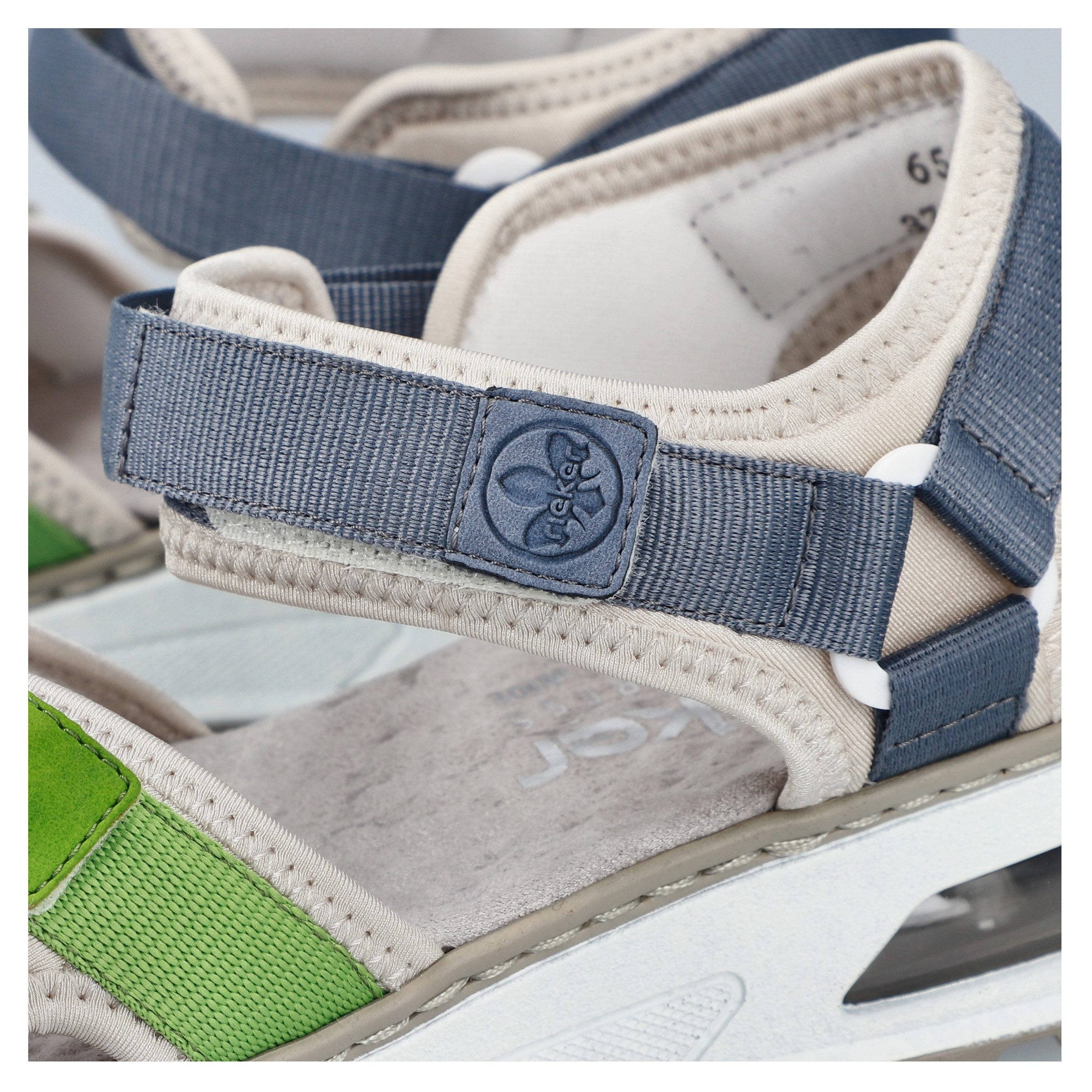 Rieker Trekkingsandalen met praktische klittenbandsluitingen