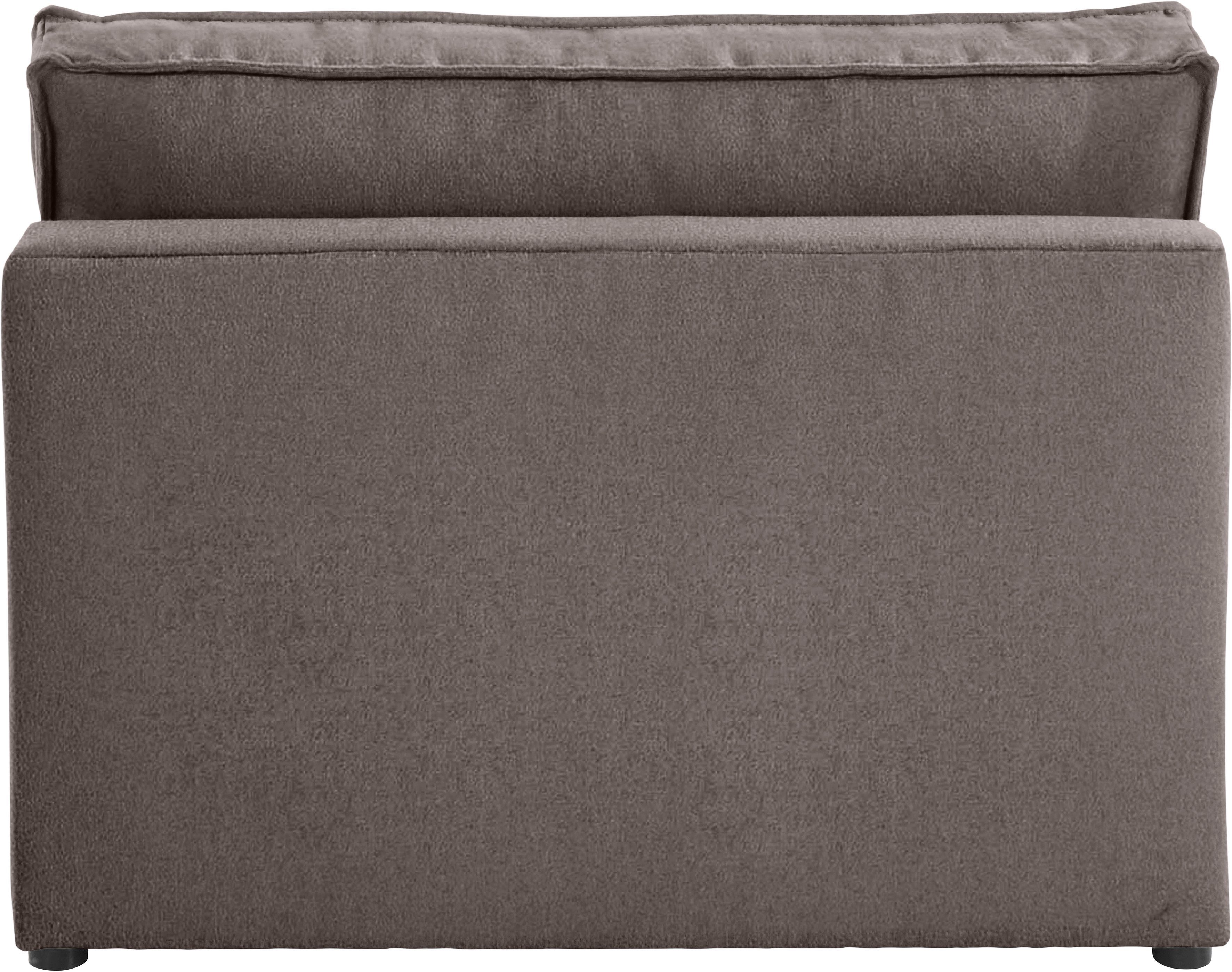 RAUM.ID Bank-middenelement Enid Deel van een modulaire bank, stevig zitcomfort, ook in breedribcord
