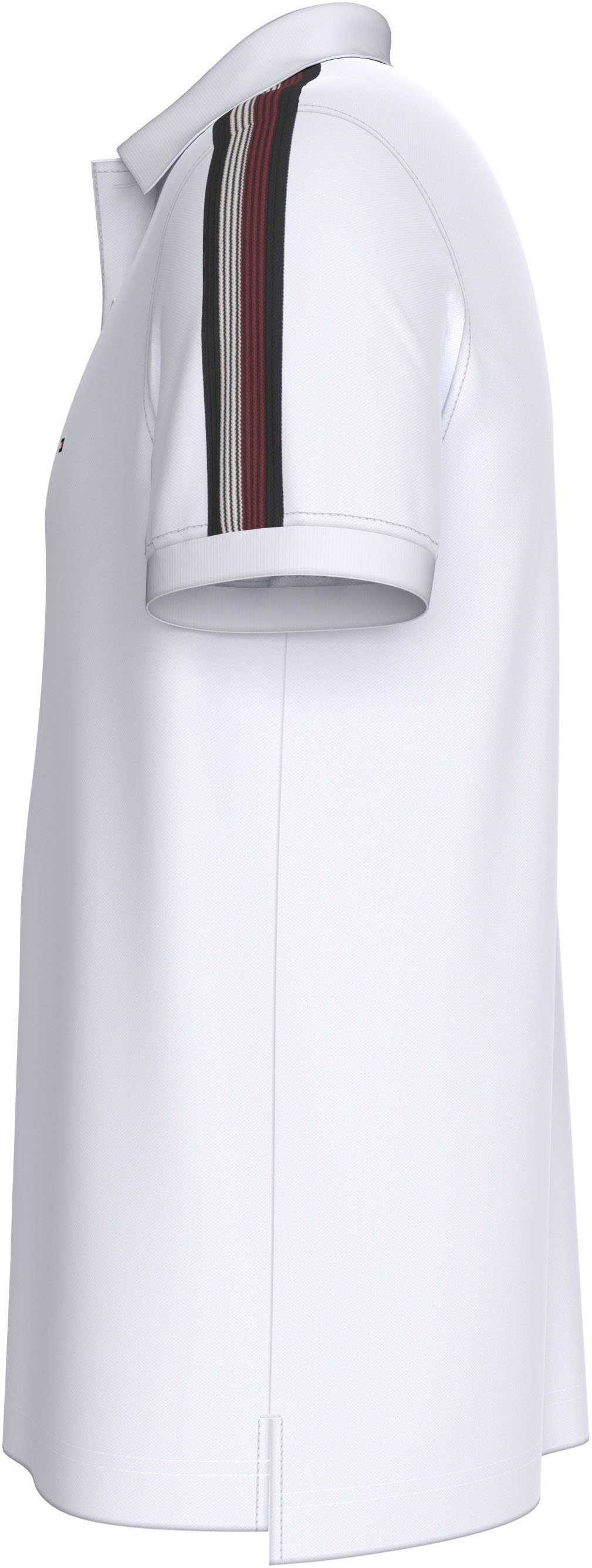 Tommy Hilfiger Poloshirt SHADOW GS REG POLO Strepen in Tommy kleur op de schouder