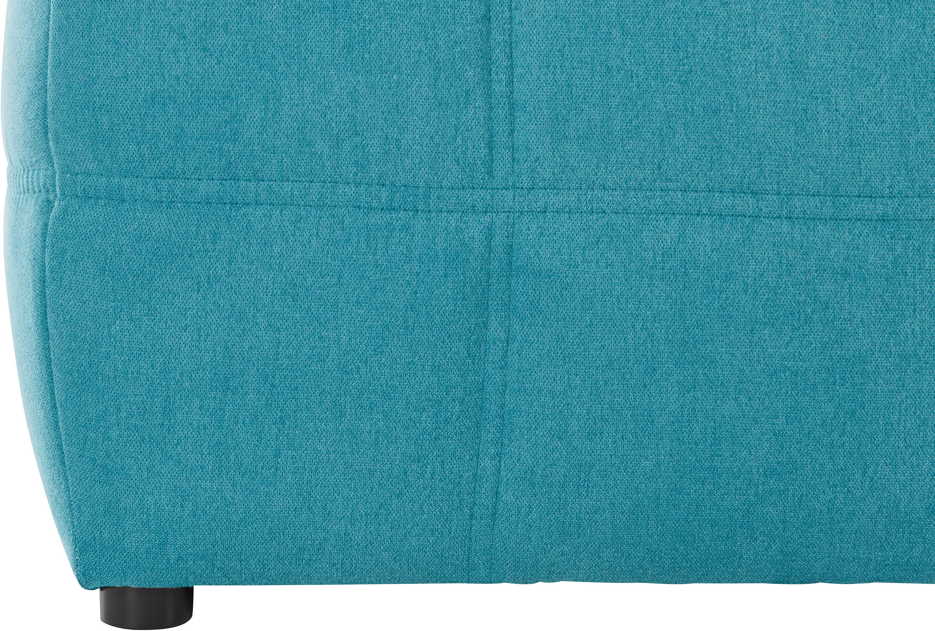 DOMO collection Hoekbank Brandon B/D/H: 289/177/80 cm, keuze met zitdiepteverstelling, L-vorm
