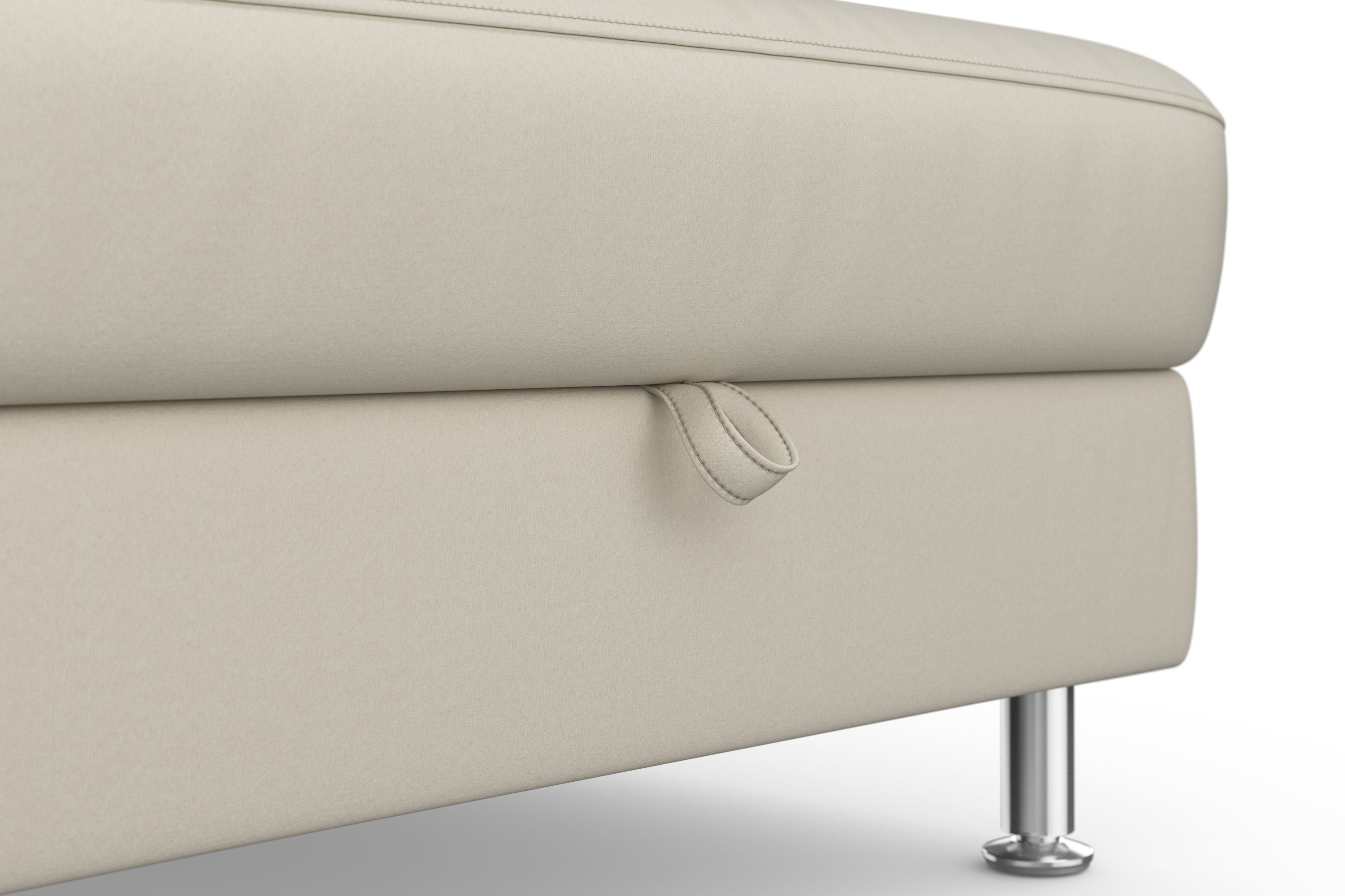 sit&more Hoekbank Freetown L-vorm met verstelbare hoofdsteun en comfortabele binnenvering