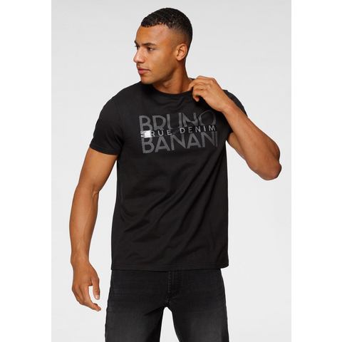 Bruno Banani T-shirt met glanzende print