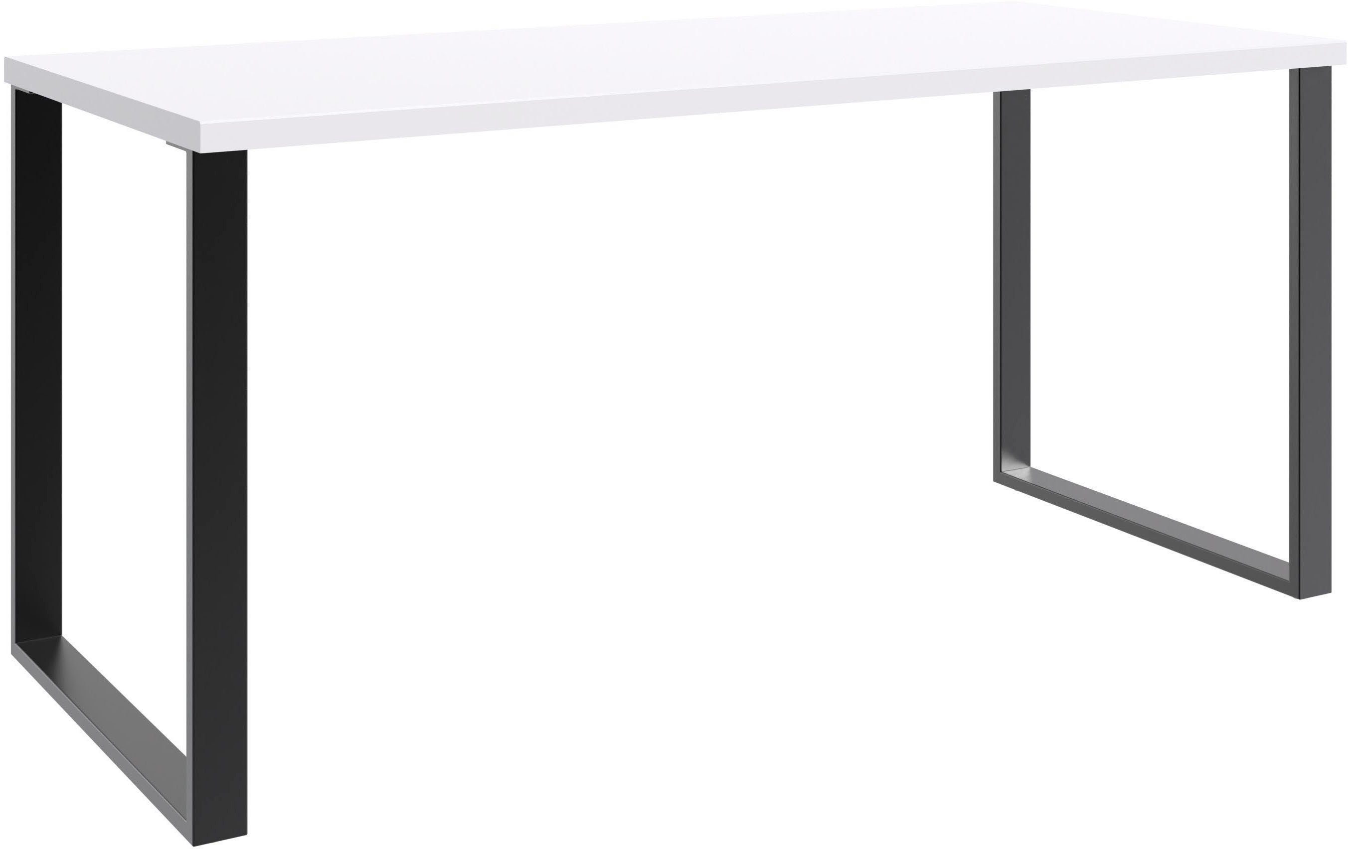 Wimex Bureau Home Desk Met metalen sleevoet, in 3 breedten bureaus wit