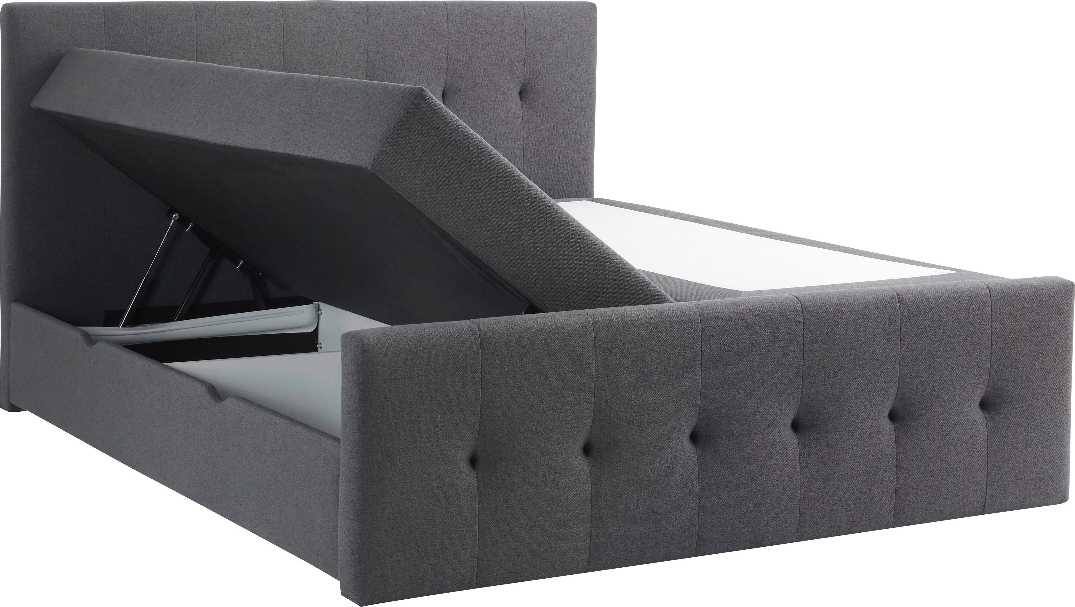 INOSIGN Boxspring Tessaja 180 x 200 cm, met bedkist, incl. topmatras