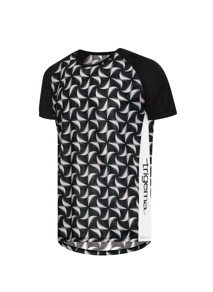 Trigema Trekkingjack TRIGEMA sport T-shirt van ademend COOLMAX® materiaal (1 stuk)