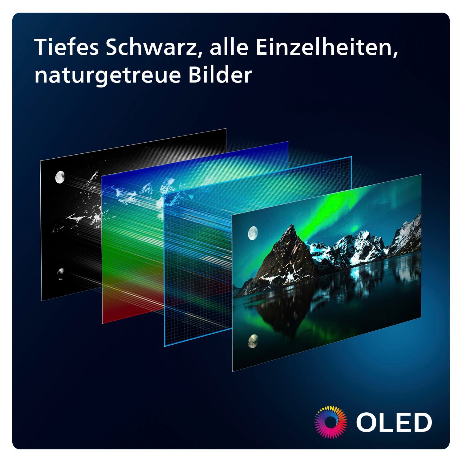 Philips OLED-TV 48OLED809/12, 121 cm / 48", 4K Ultra HD, Google TV - Smart TV