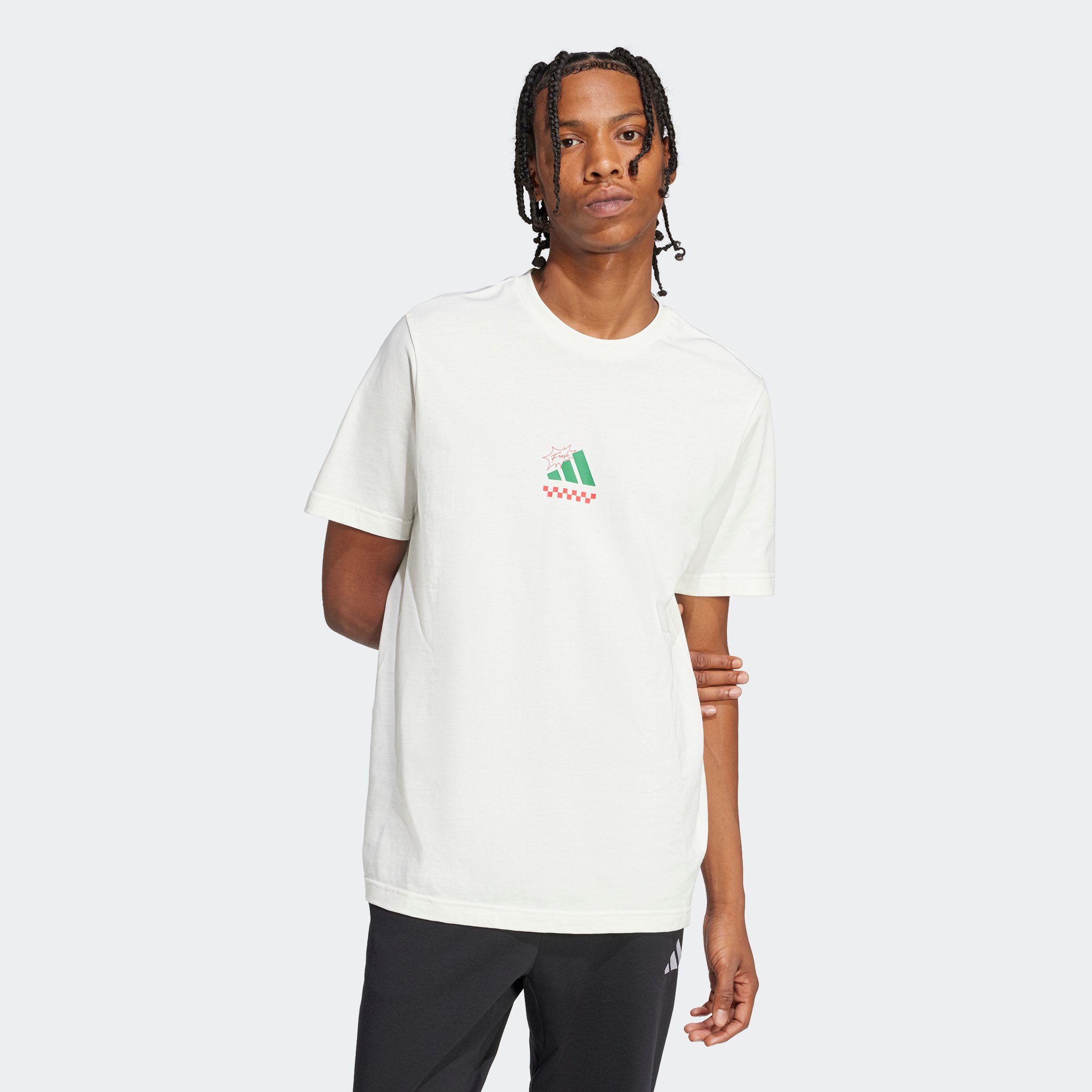 adidas Sportswear T-shirt M L PIZZA TEE