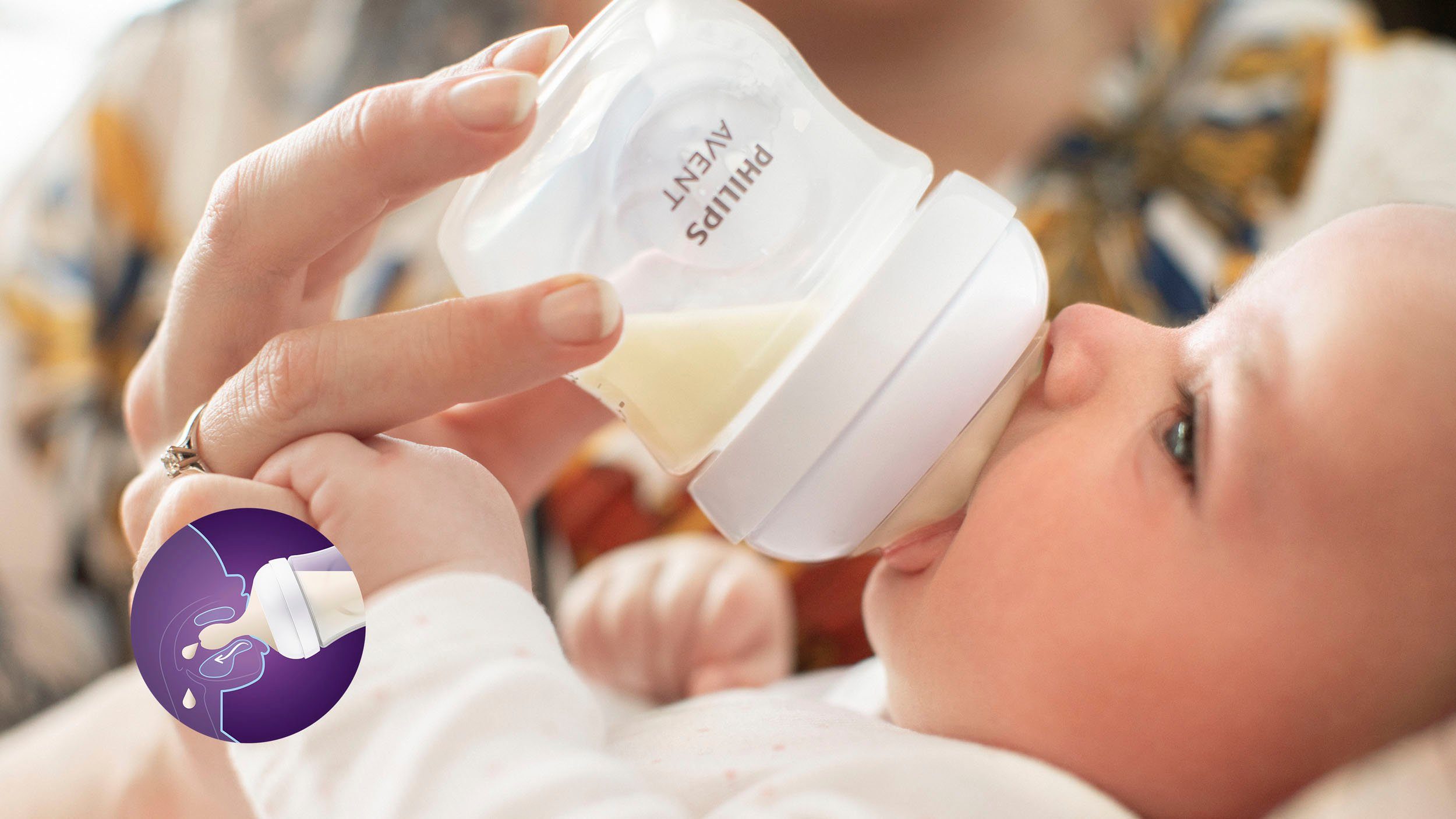 Philips AVENT Flesspeen Natural Response SCY962/02 2 stuks met anti-koliek ventiel, vanaf 0 maanden