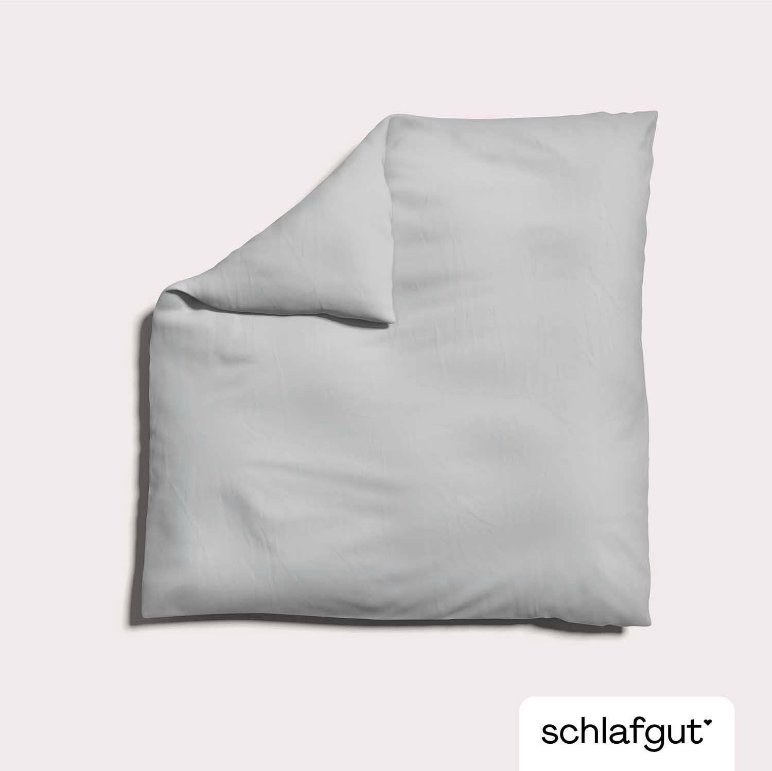 Schlafgut Dekbedovertrek Woven Satin bijzonder dicht geweven, mix & match: bijpassende kussenhoes verkrijgbaar (1 stuk)