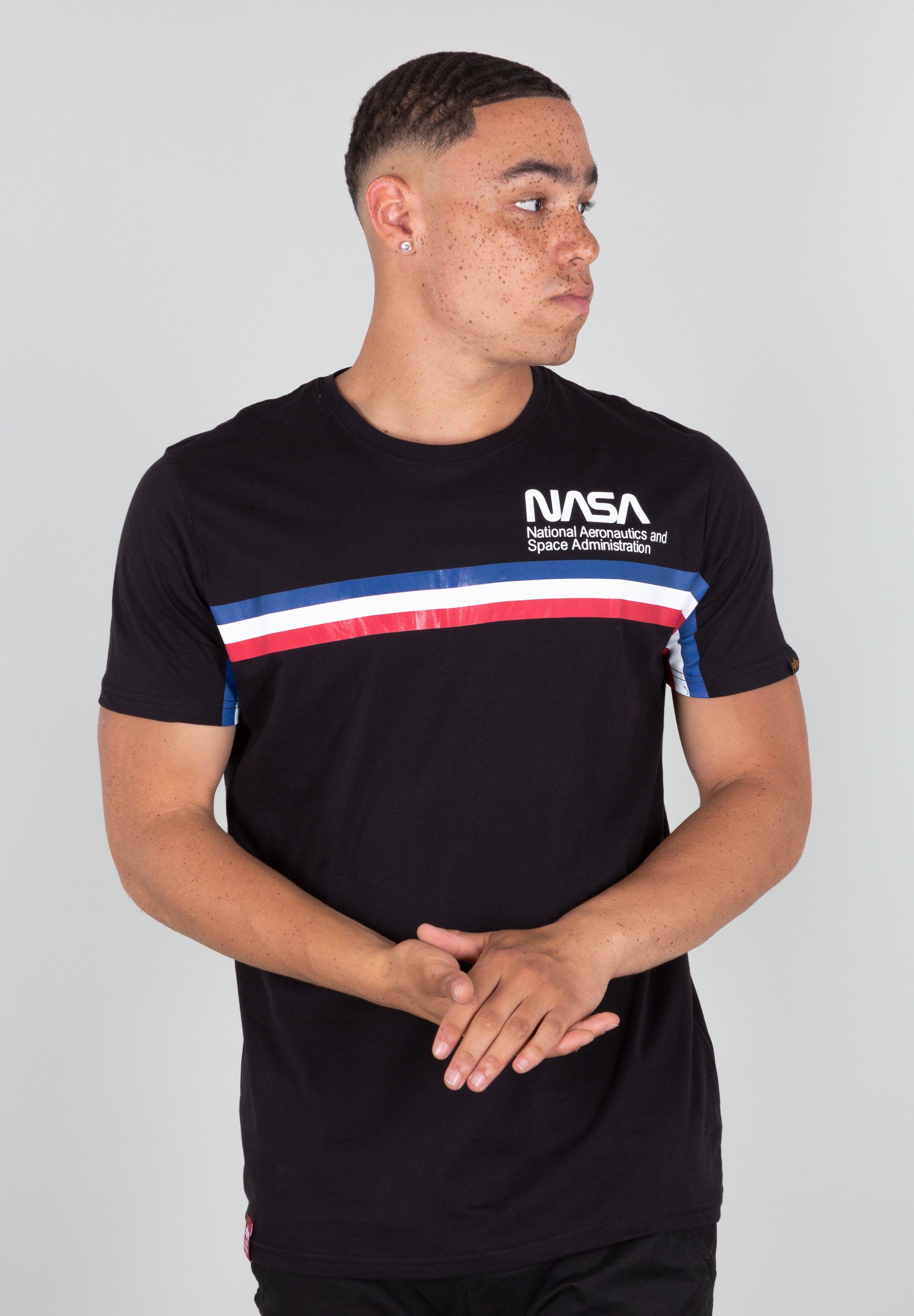Alpha Industries T-shirt Men T-Shirts NASA ISS T